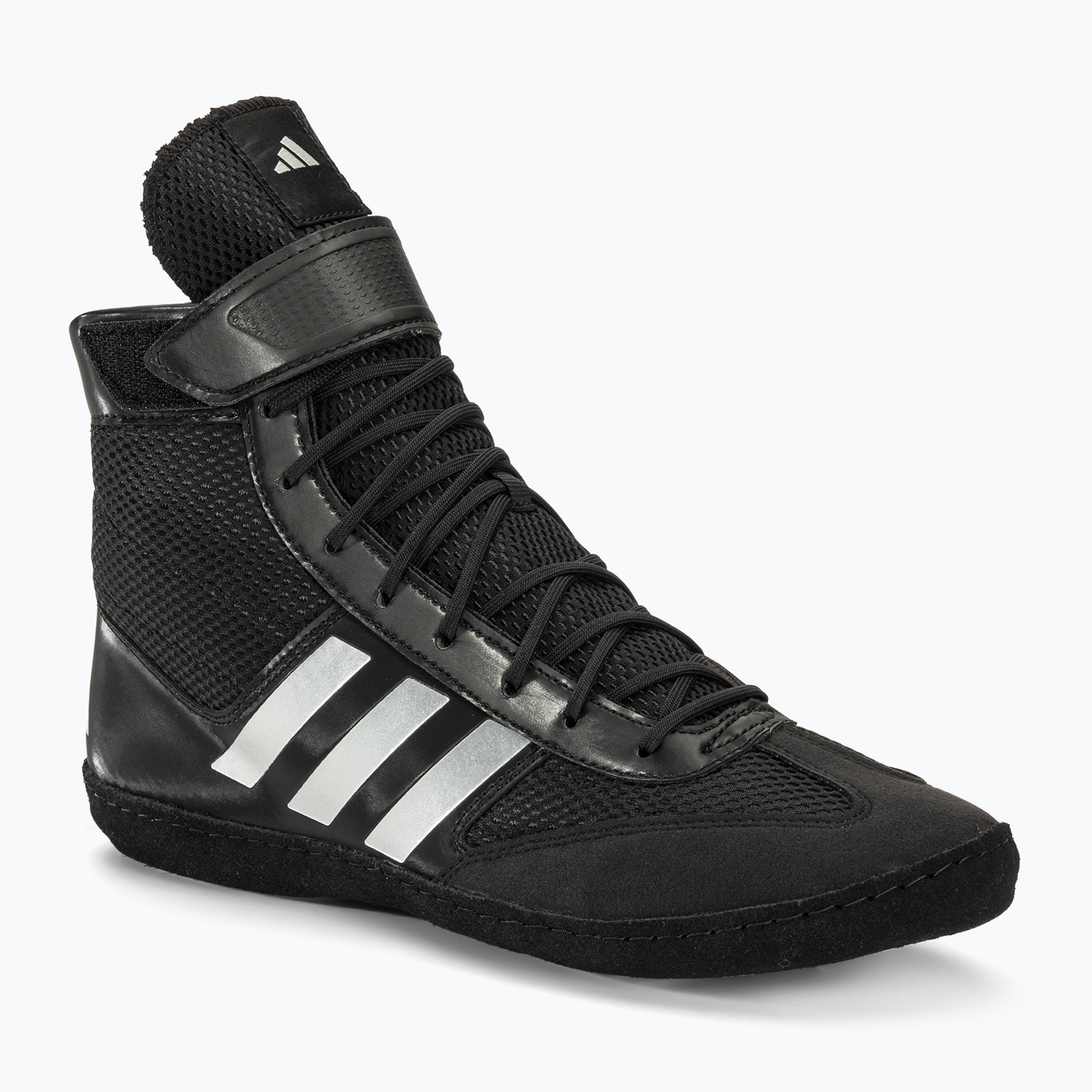 Buty bokserskie męskie adidas Combat Speed.5 black/silver BA8007 