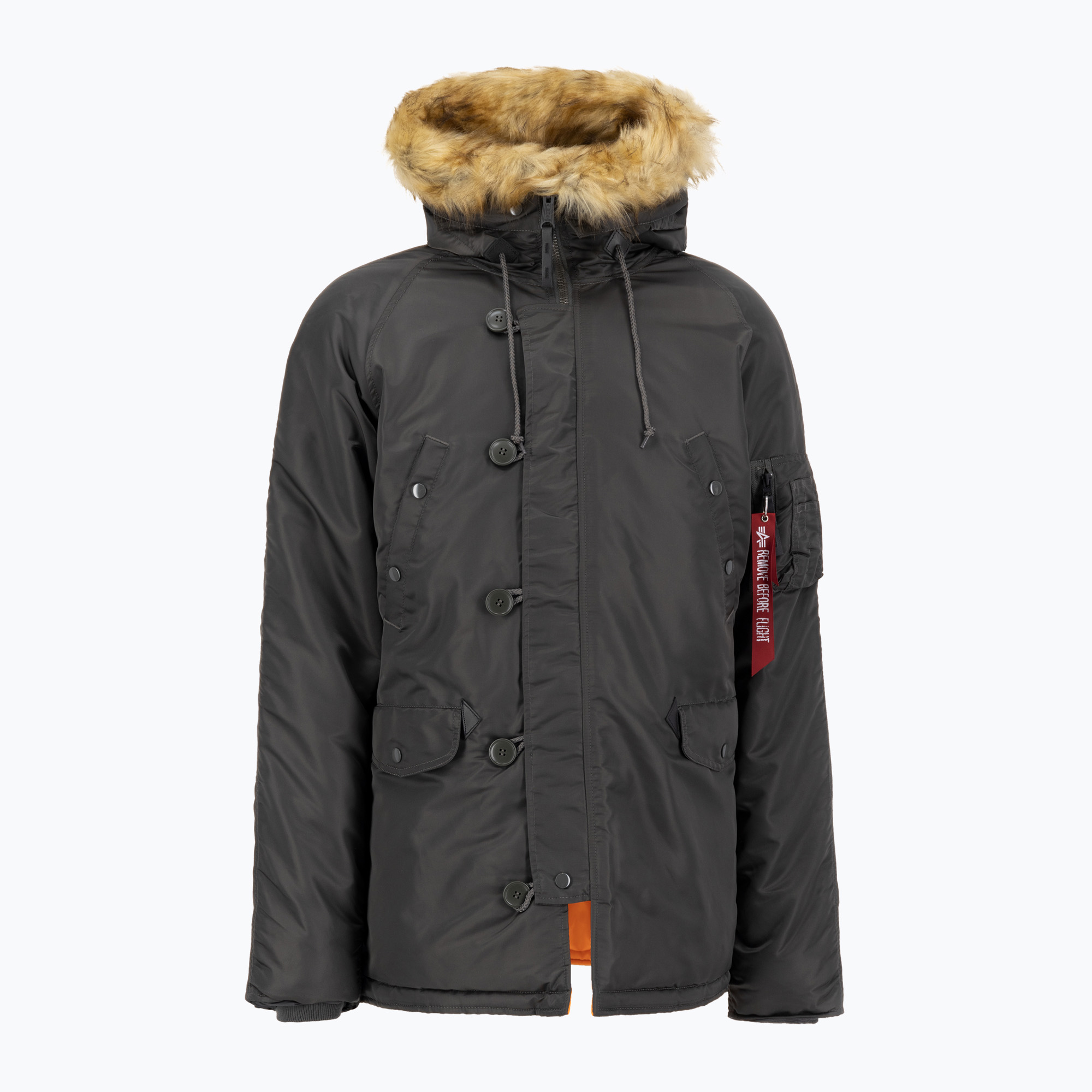 Kurtka męska Alpha Industries N-3B VF grey/black 