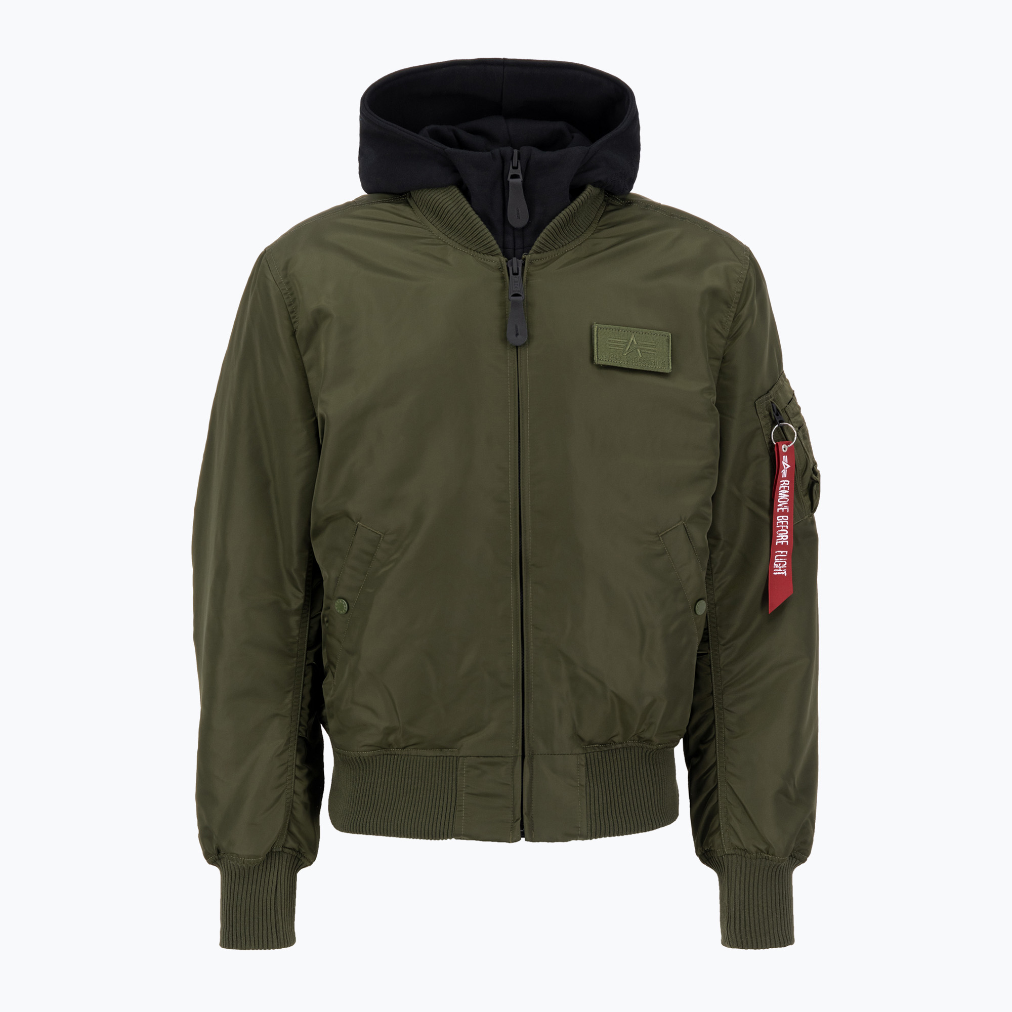 Kurtka męska Alpha Industries MA-1 D-Tec dark green/black 