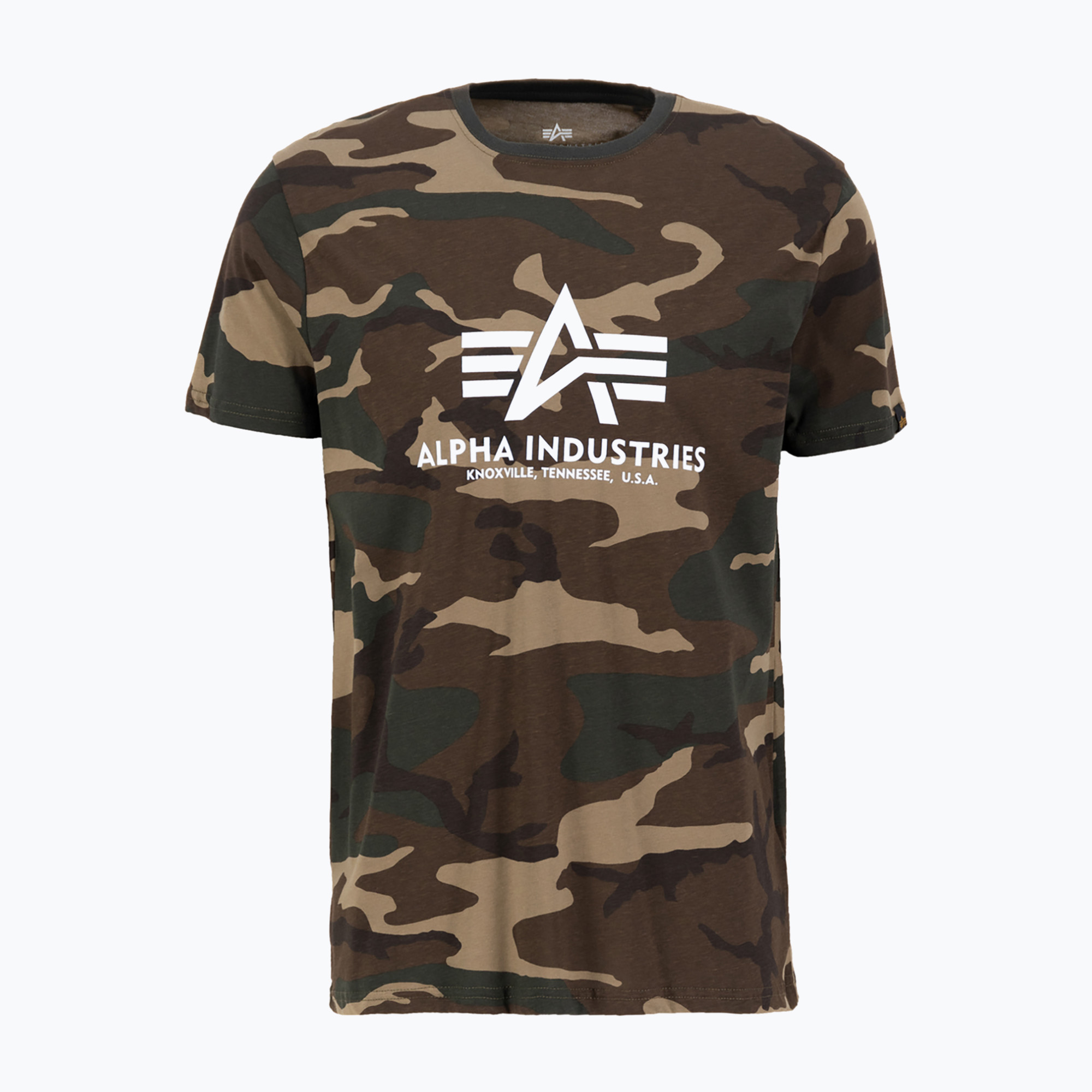 Alpha Industries Pánske tričko Basic Camo wdl camo 65 (Basic Camo 100501C)