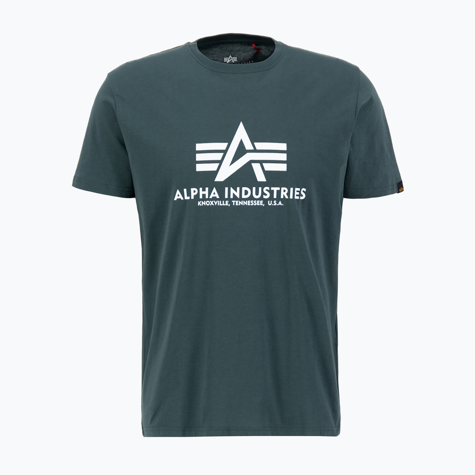 Alpha Industries pánske tričko Basic navy green