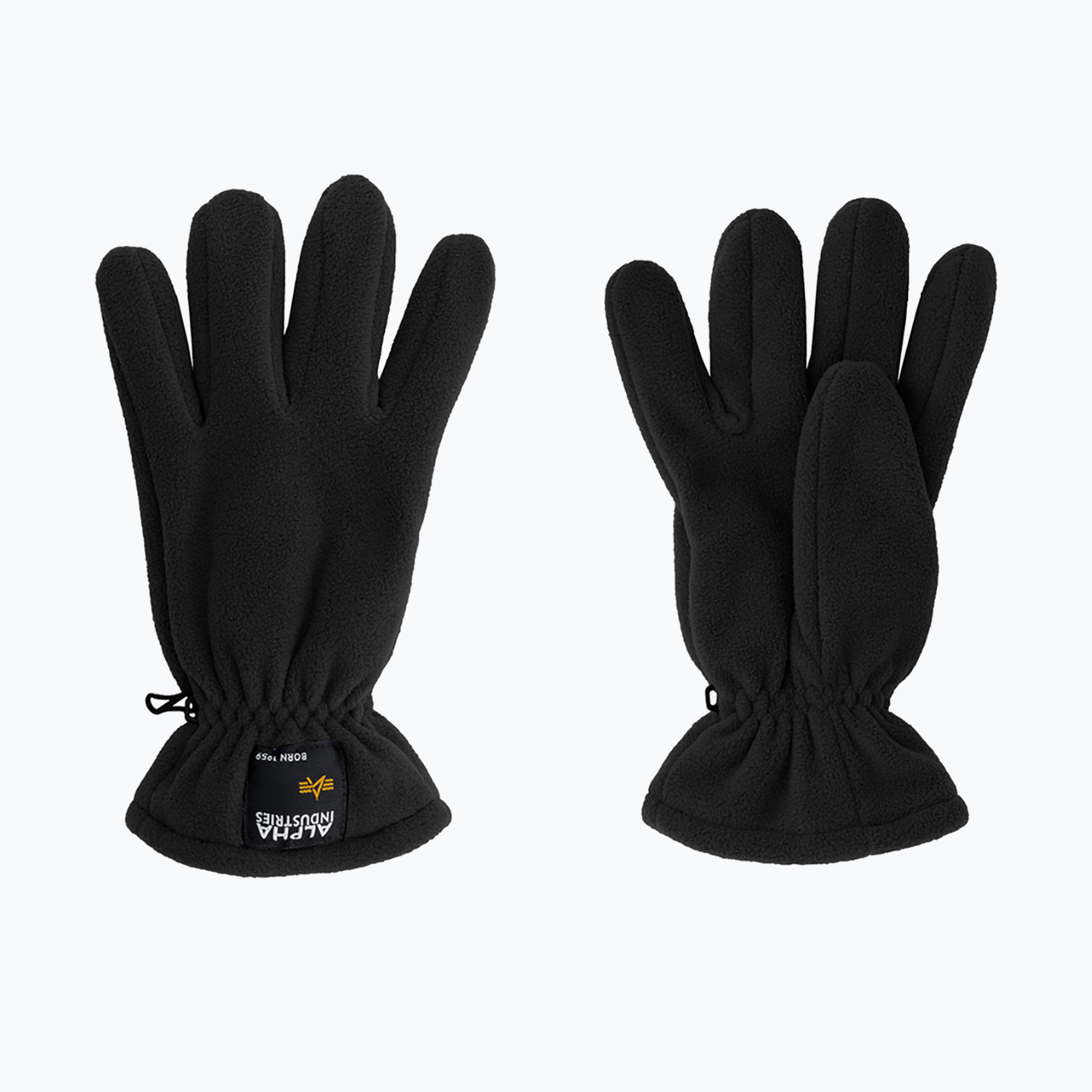 Rękawiczki Alpha Industries Label Fleece black 