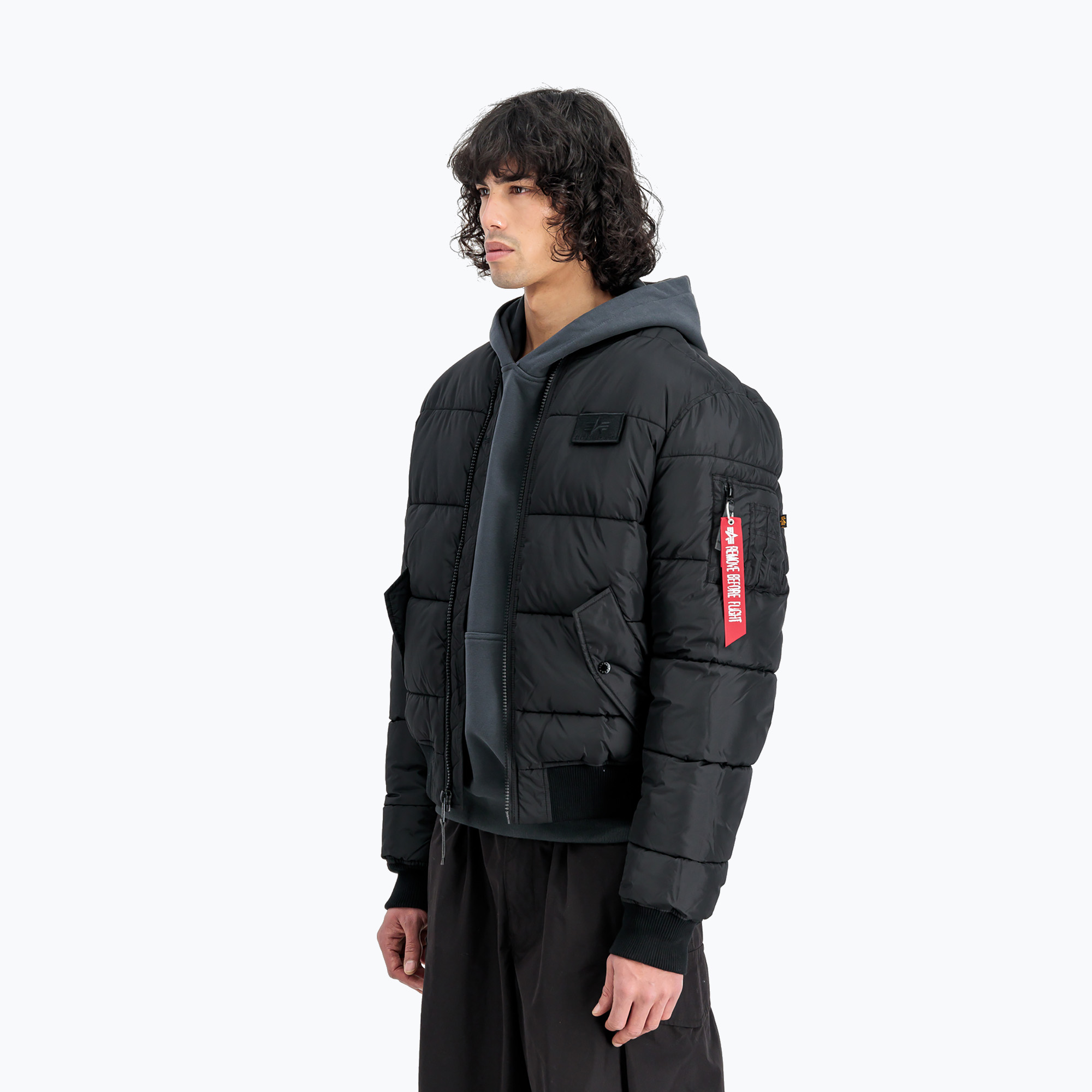 Kurtka męska Alpha Industries MA-1 Puffer Bomber black 