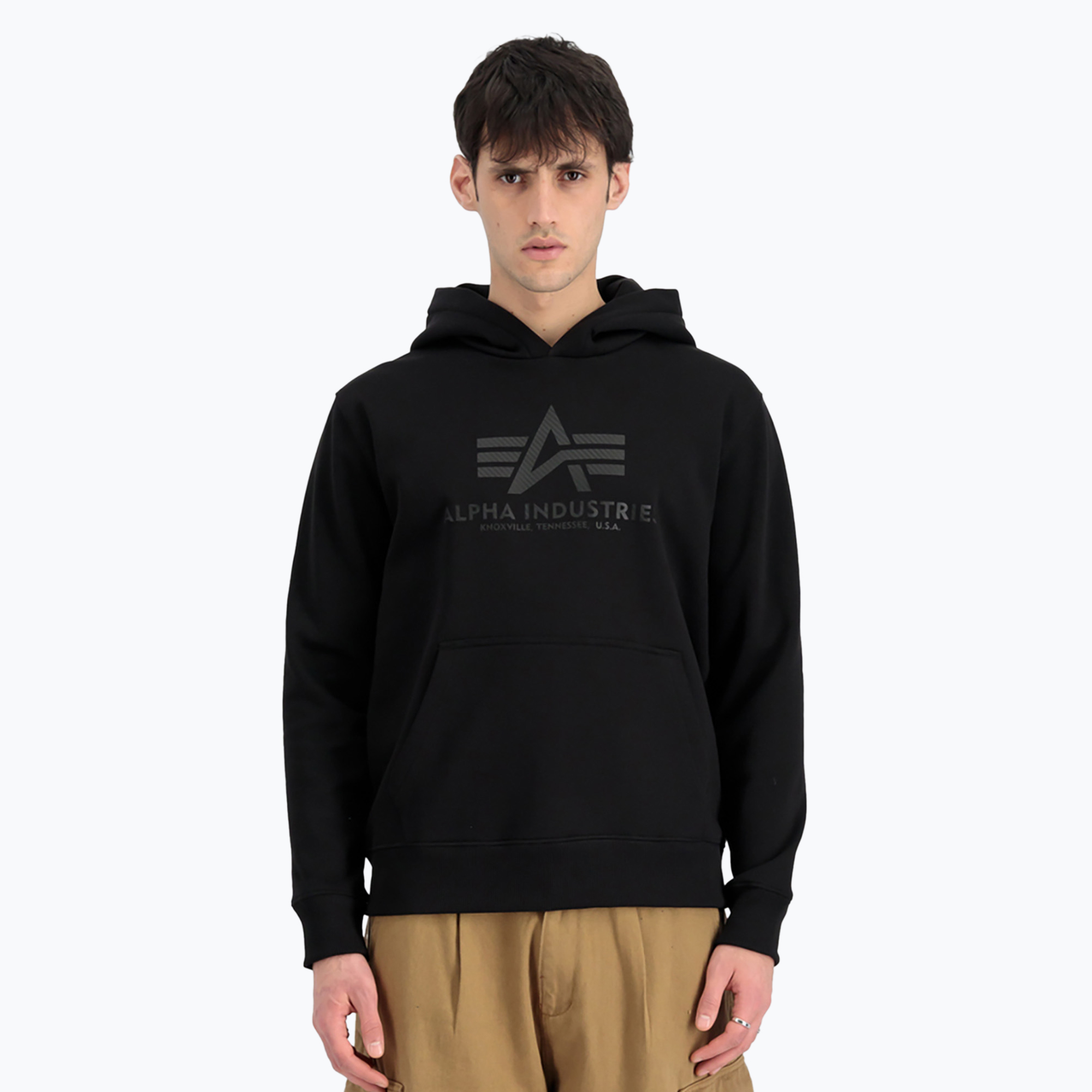 Bluza męska Alpha Industries Basic Carbon Hoody black 