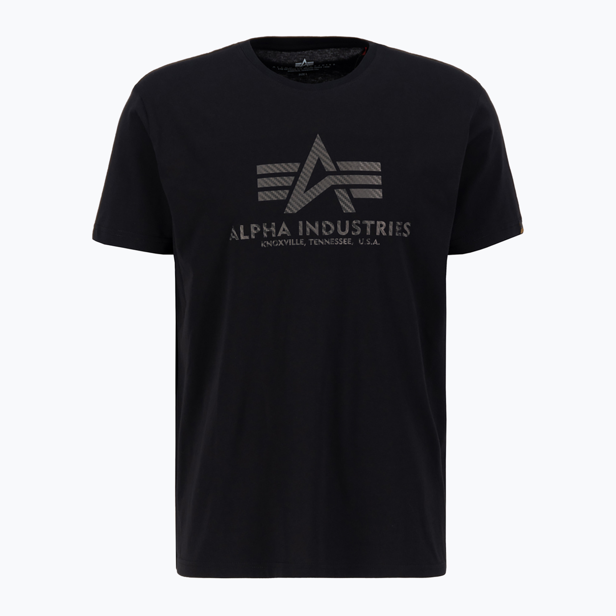 Koszulka męska Alpha Industries Basic T Carbon black 