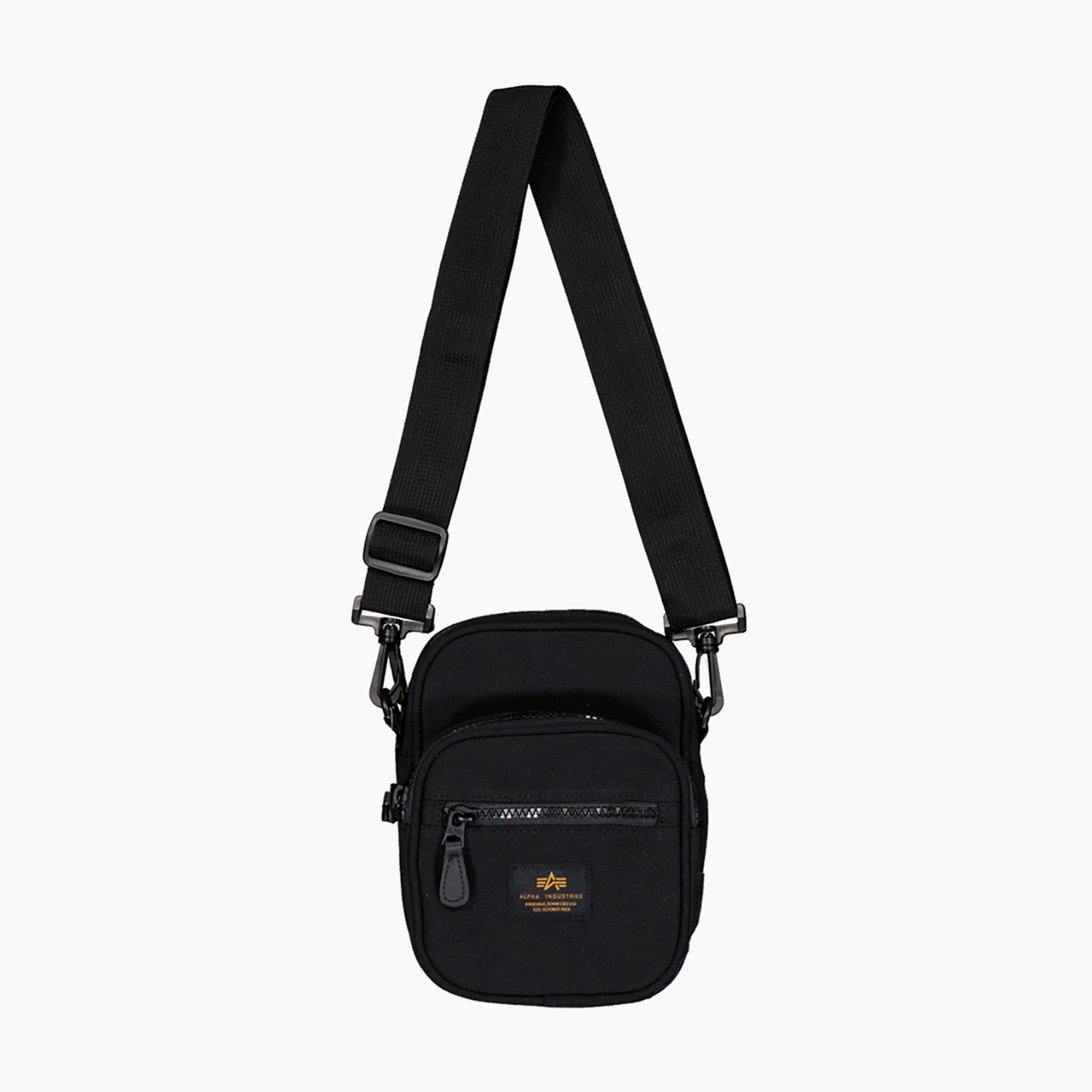 Saszetka męska Alpha Industries Label Messenger Bag Small 1 l black 
