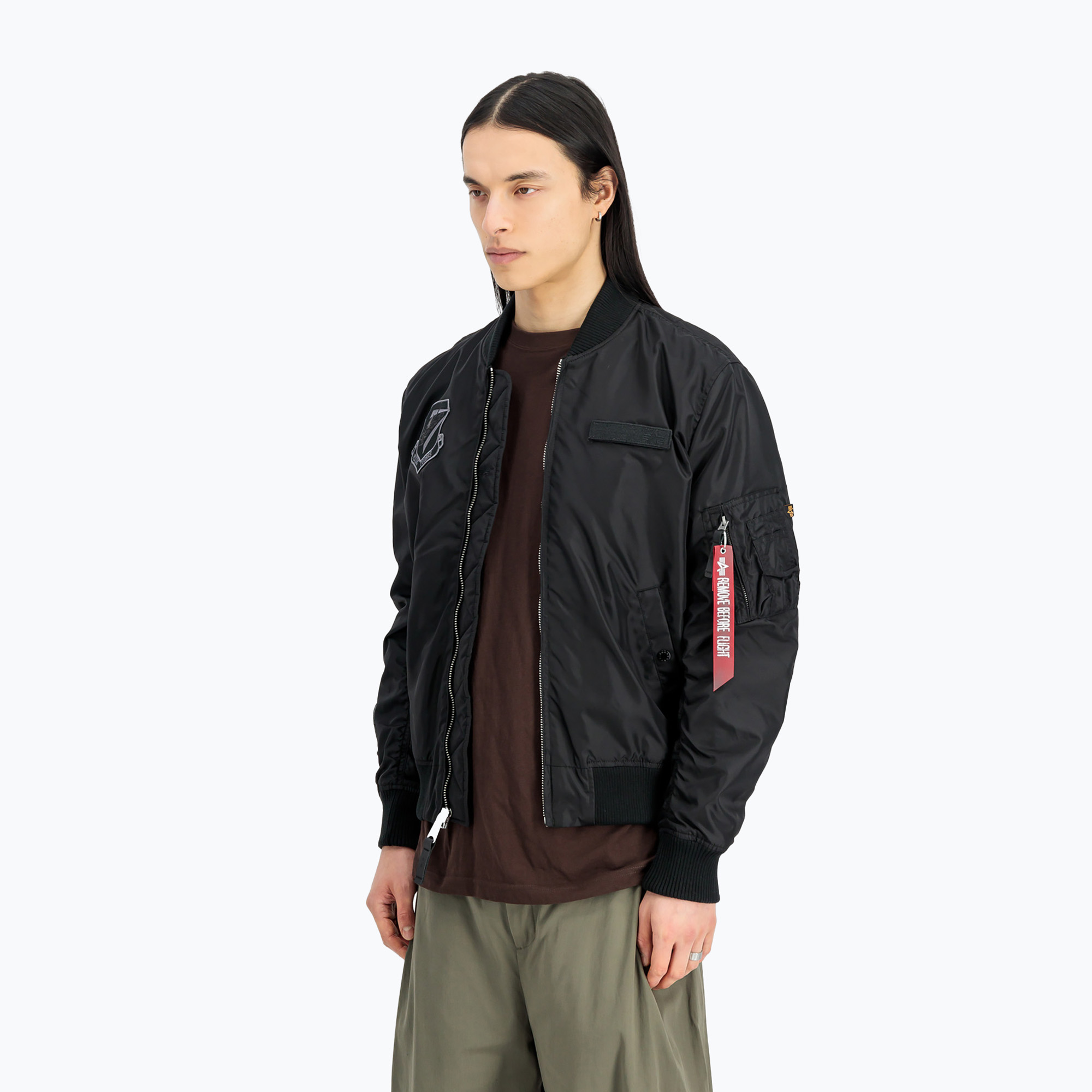 Kurtka męska Alpha Industries MA-1 TT Flying Tigers black 
