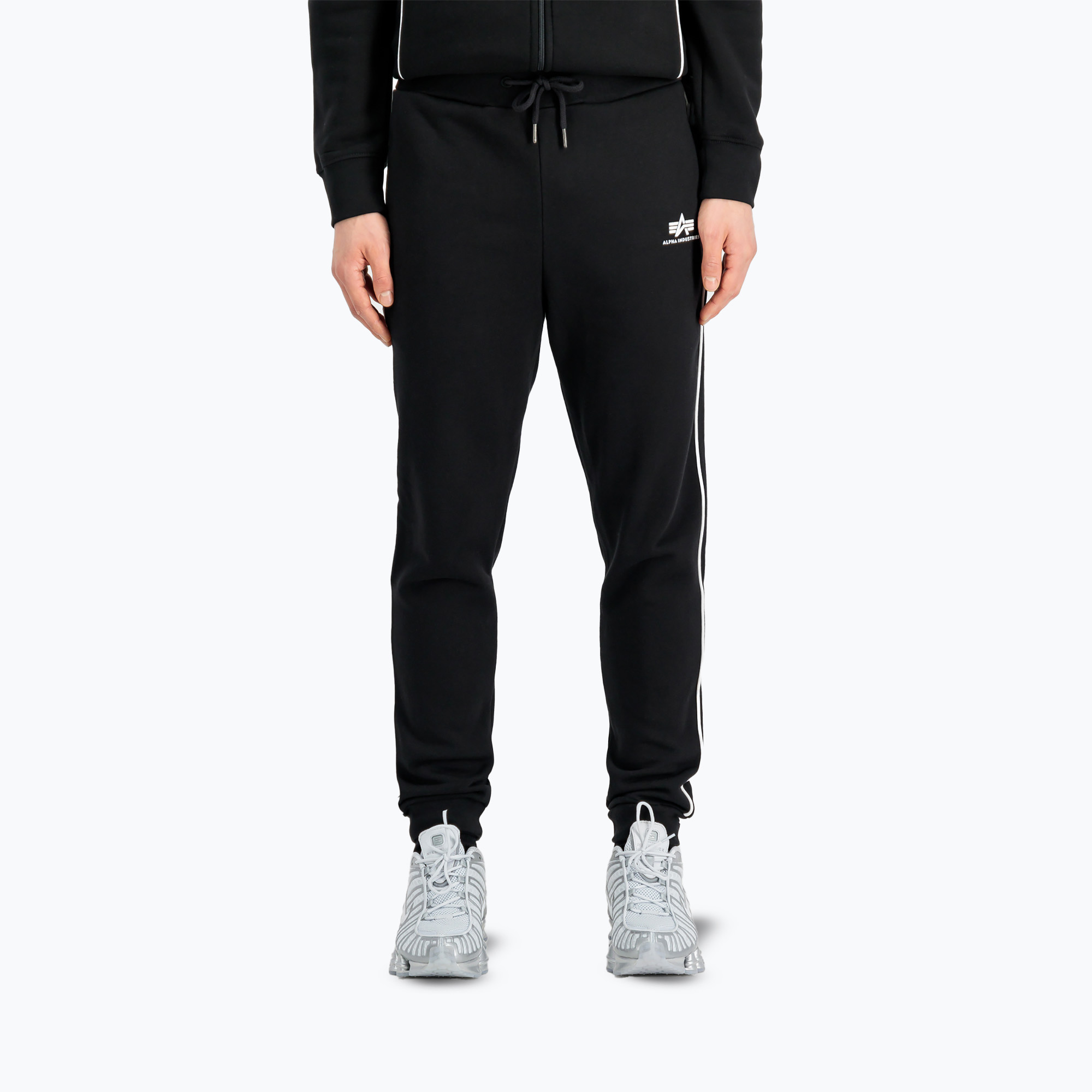 Spodnie męskie Alpha Industries Track Small Logo Jogger black 