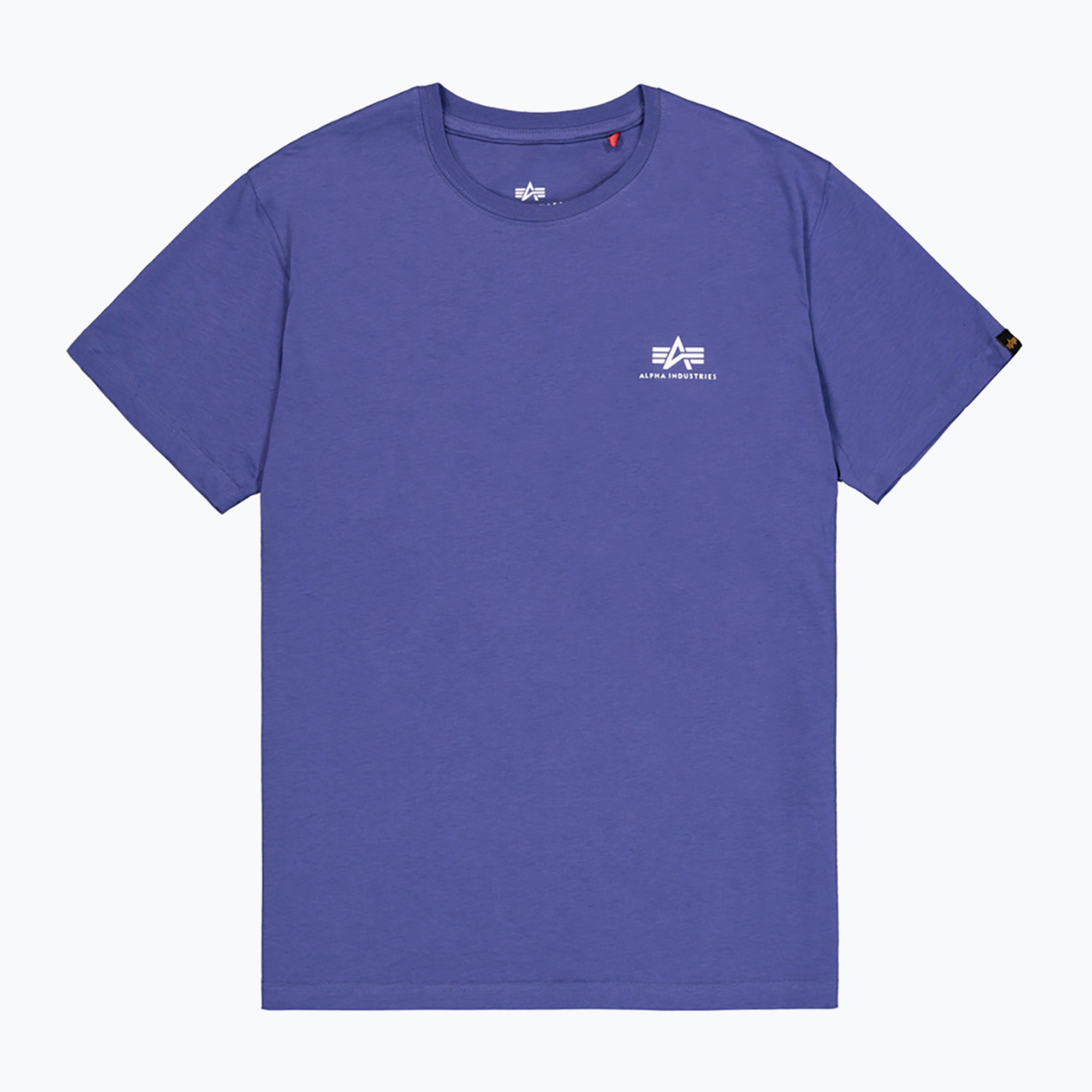 Мъжка тениска Alpha Industries Basic Small Logo night purple