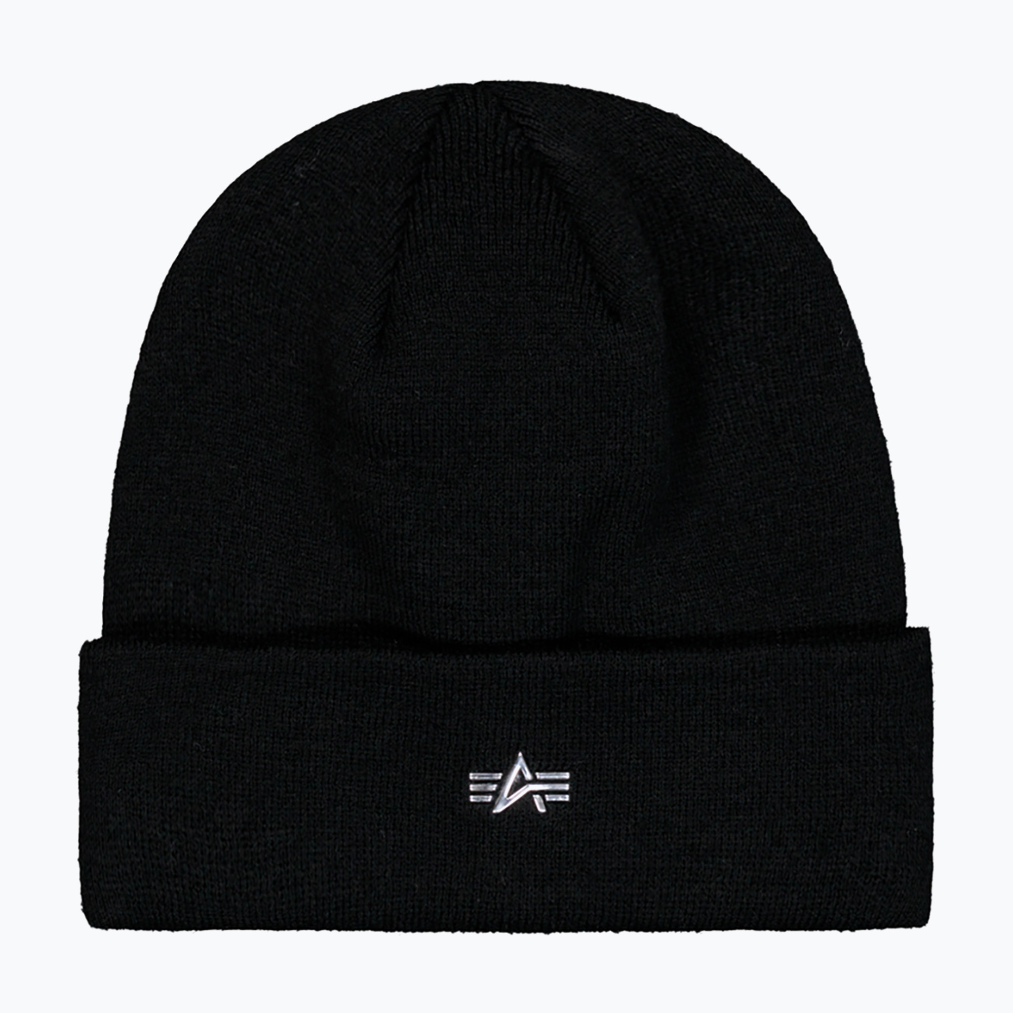 Czapka zimowa Alpha Industries Metal Logo Beanie black 