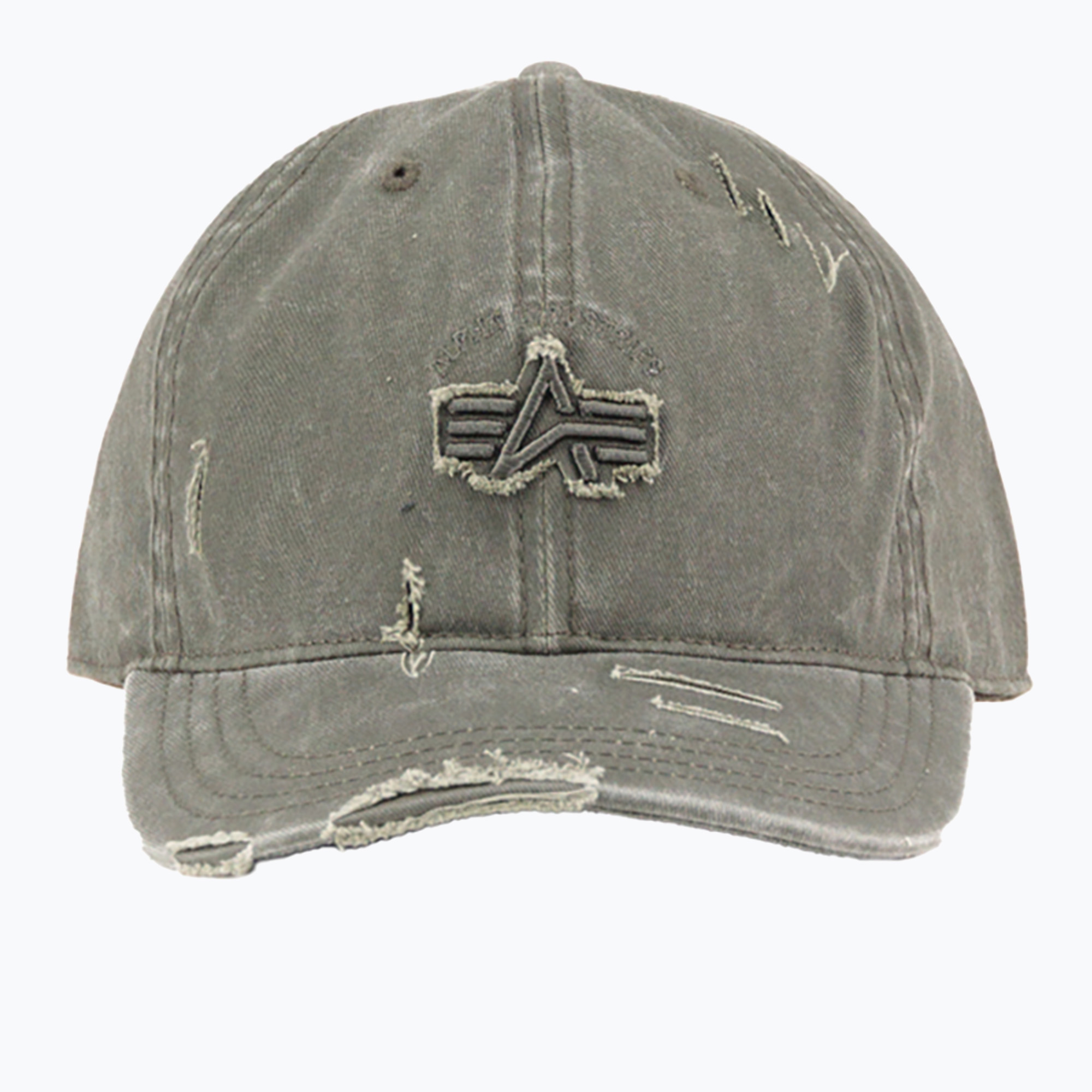 Czapka z daszkiem Alpha Industries Acid Logo dark olive 