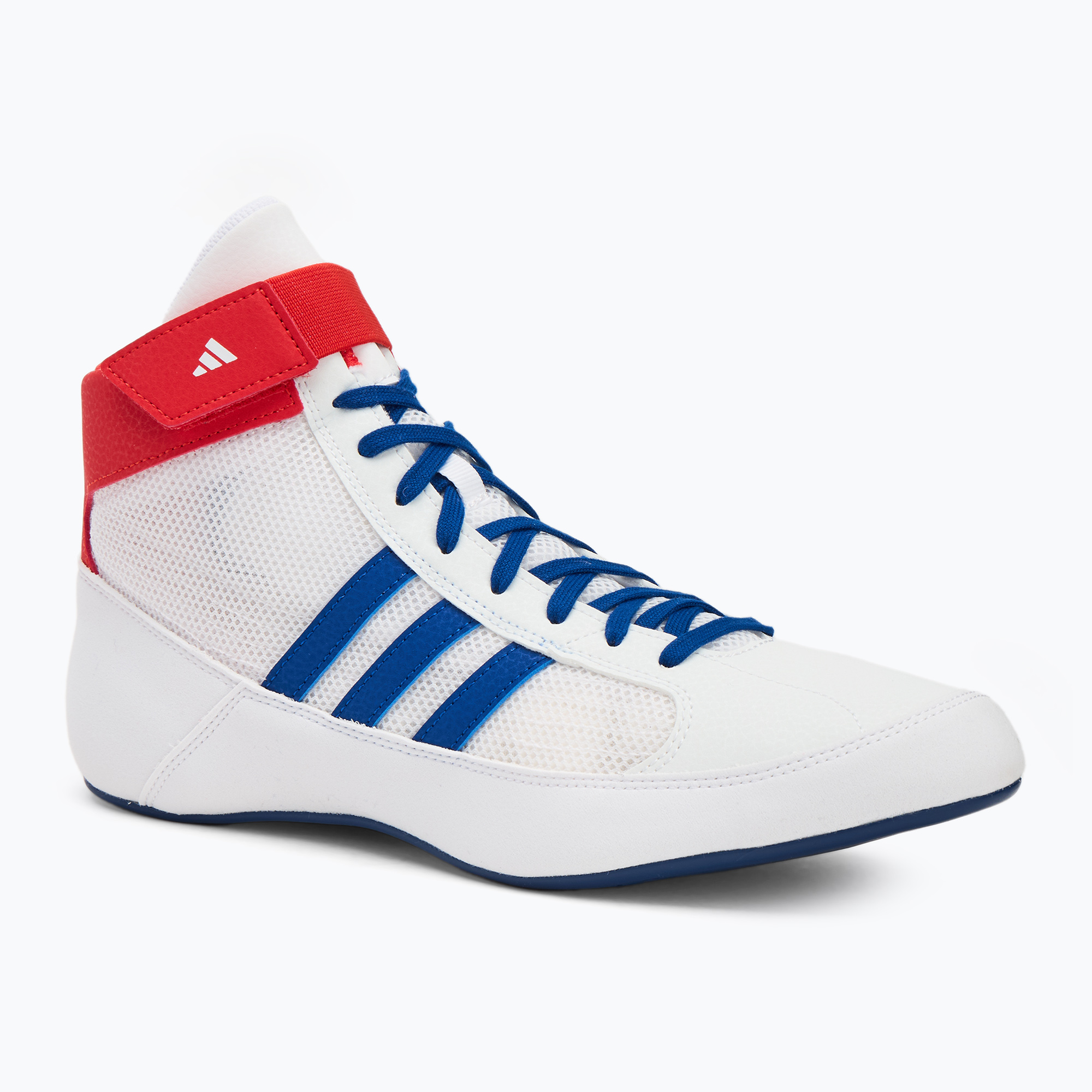 Buty zapaśnicze męskie adidas Havoc cloud white/ collegiate royal/ active red 