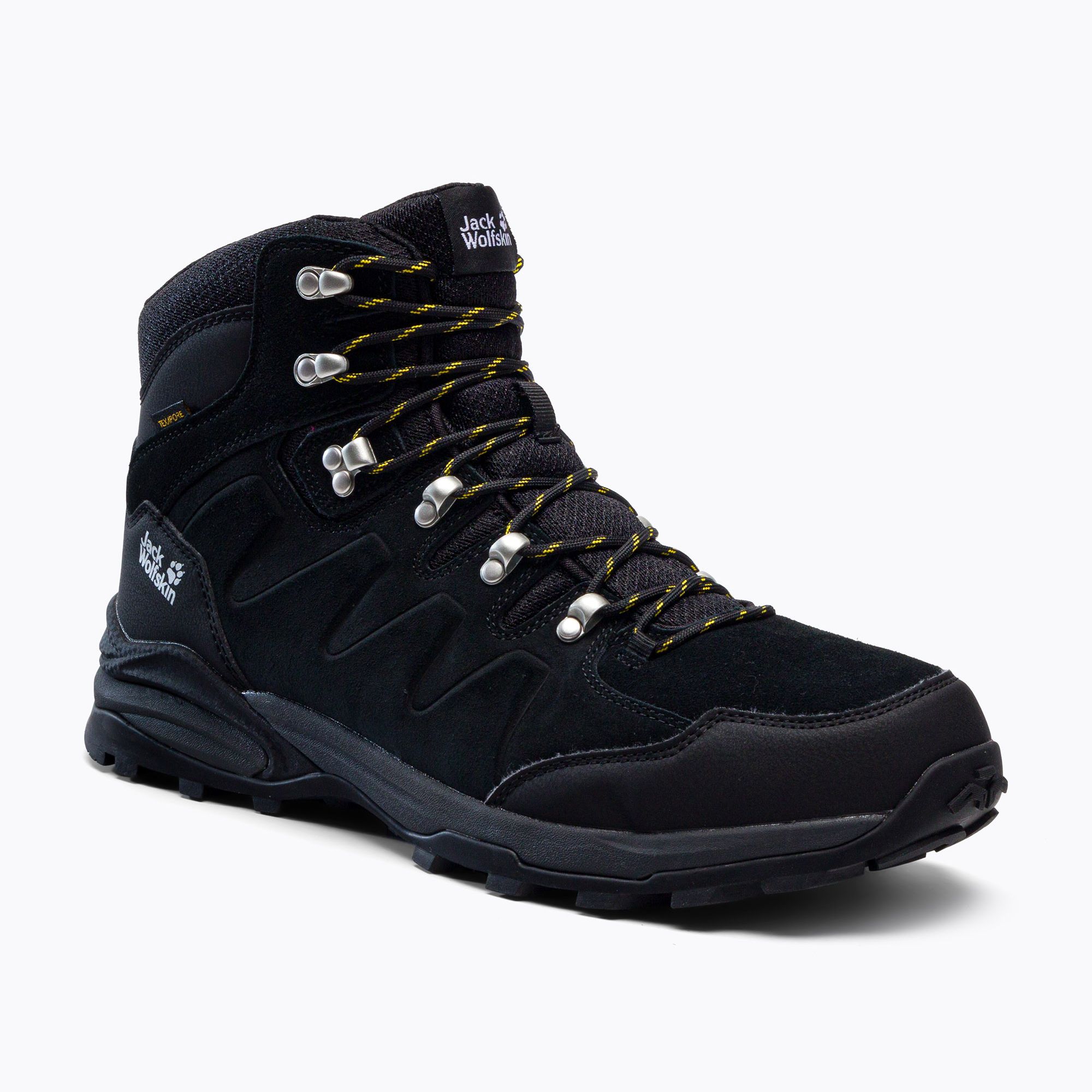 Buty trekkingowe męskie Jack Wolfskin Refugio Texapore Mid phantom/ burly yellow xt 