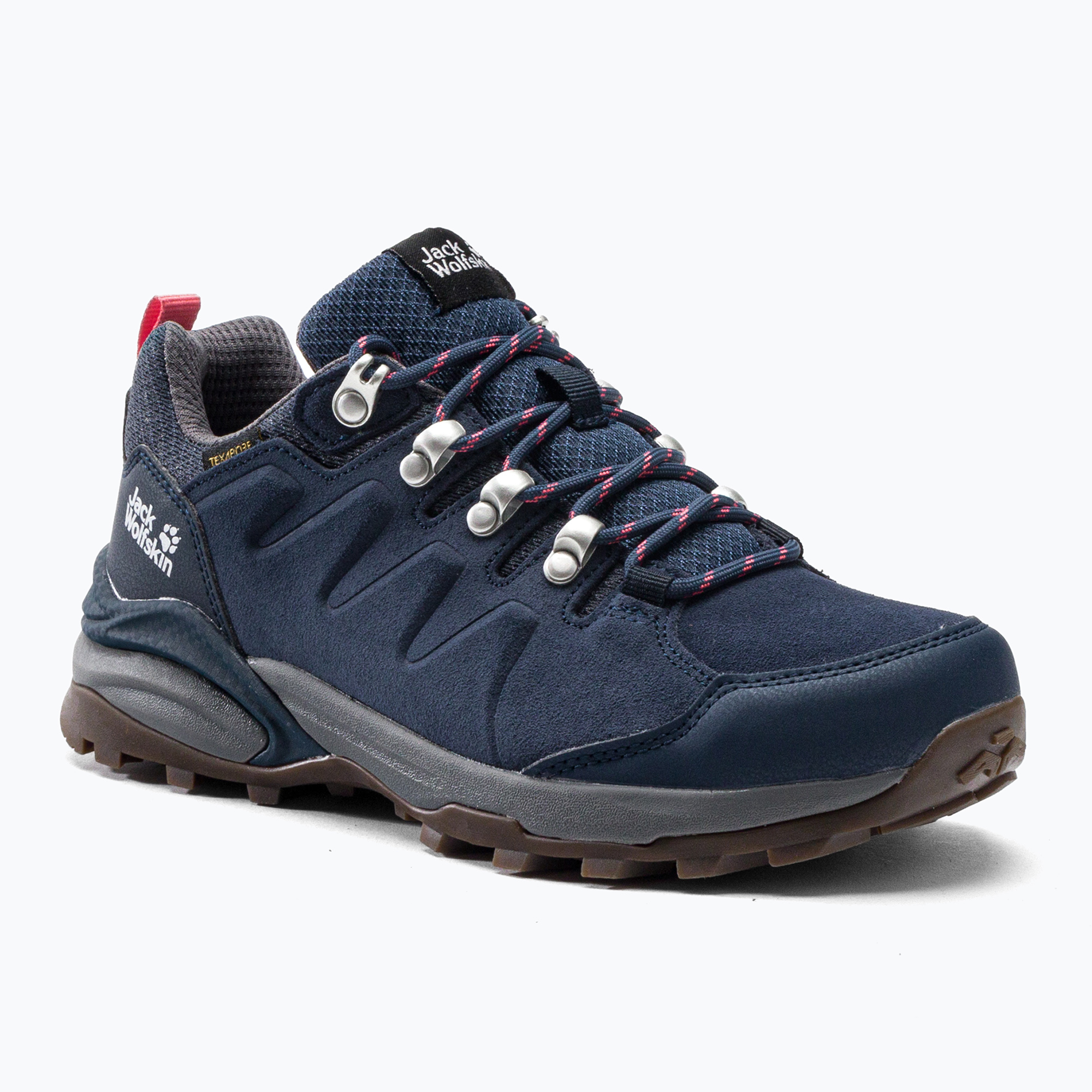 Buty trekkingowe damskie Jack Wolfskin Refugio Texapore Low dark blue/grey 