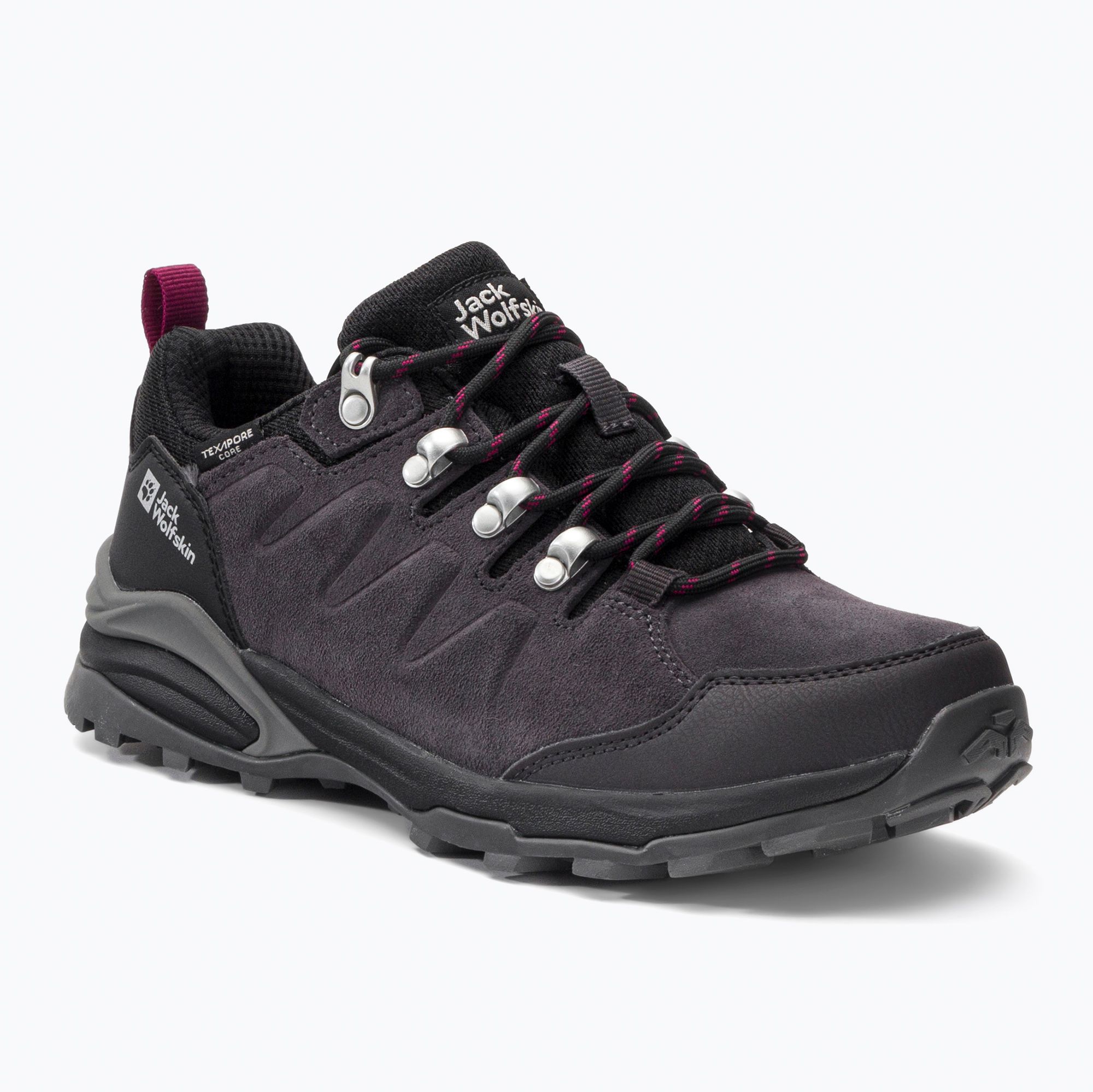 Buty trekkingowe damskie Jack Wolfskin Refugio Texapore Low dark steel/purple 