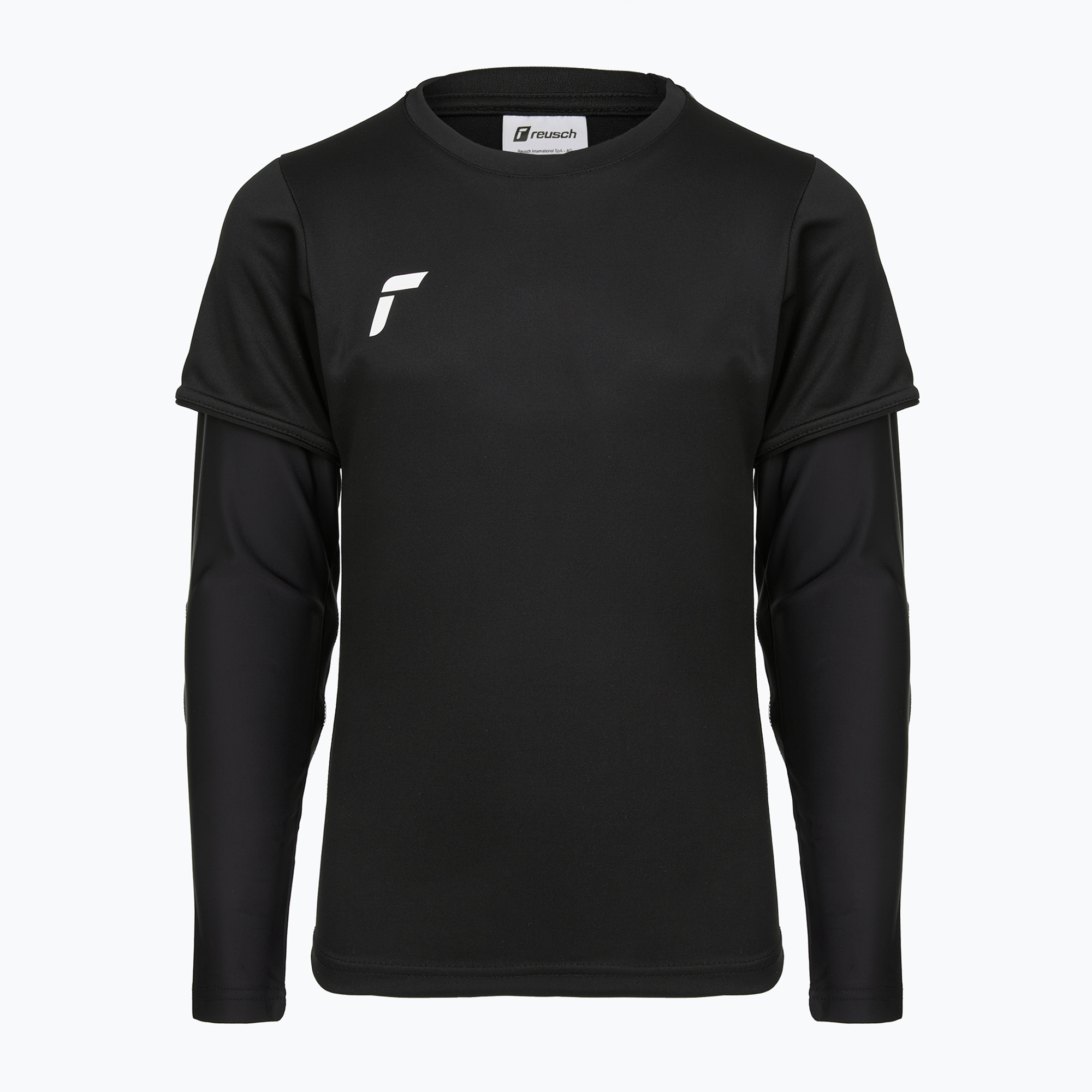 Tricou de portar pentru copii Reusch Goalkeeper Jersey Padded Junior black/silver