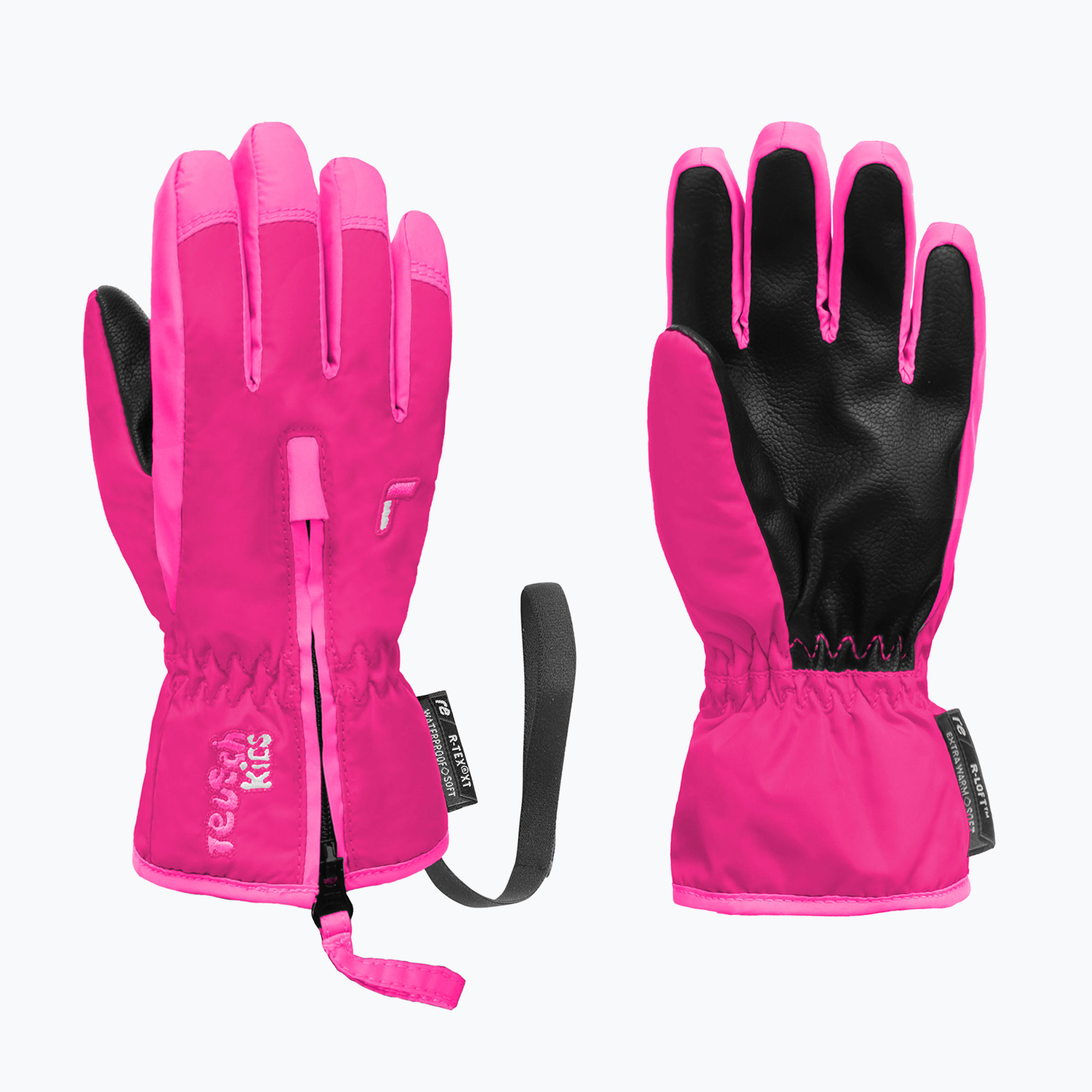Gyerek síkesztyűk Reusch Ben fuchs purple/knockout pink (Ben 6285108-3329)
