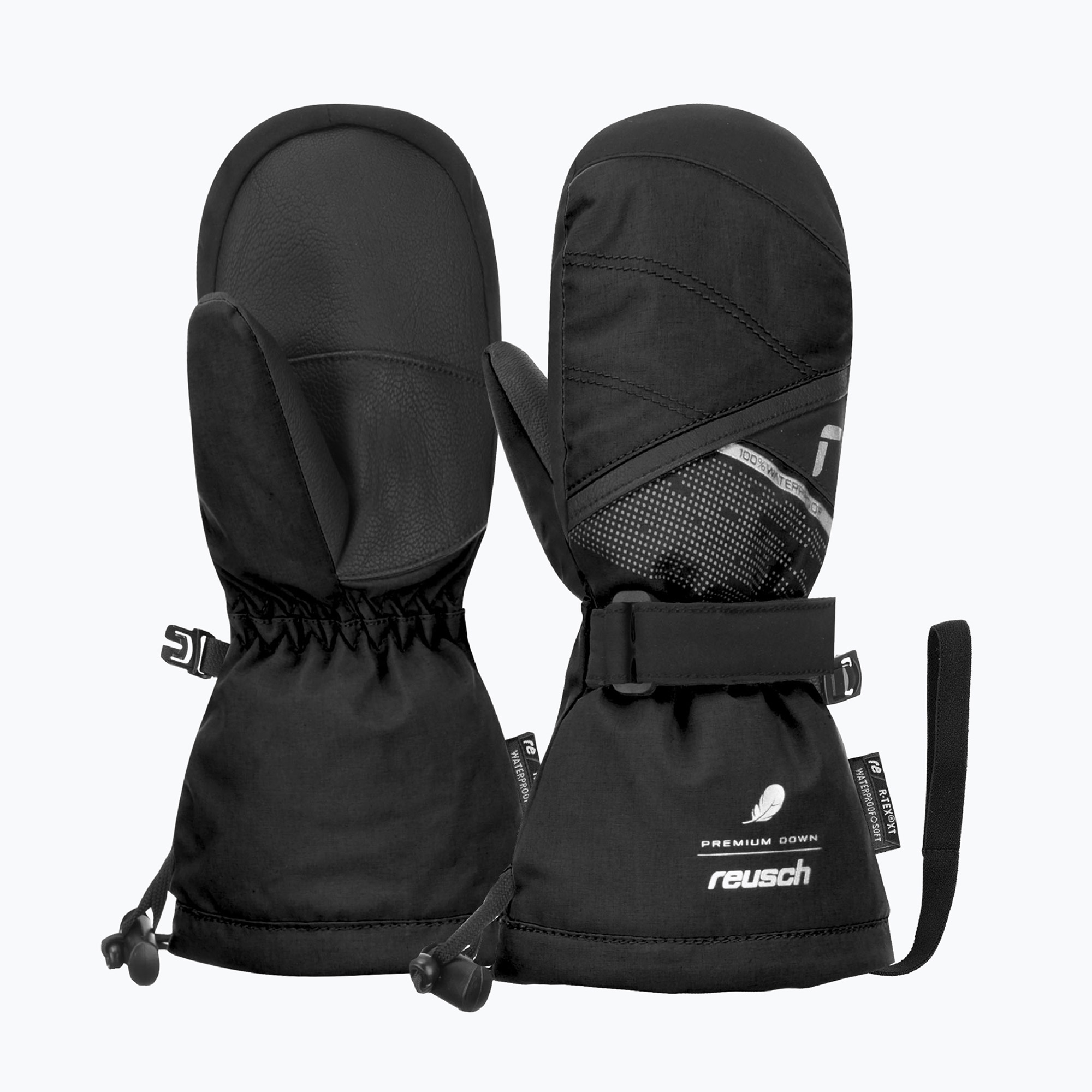 Детски скиорски ръкавици Reusch Kaden Down R-Tex XT Mitten black