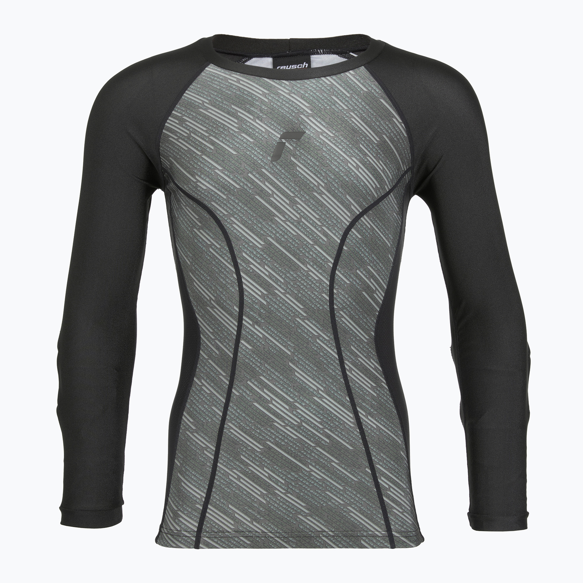 Longsleeve de portar Reusch Padded Eco Undershirt black/desert green