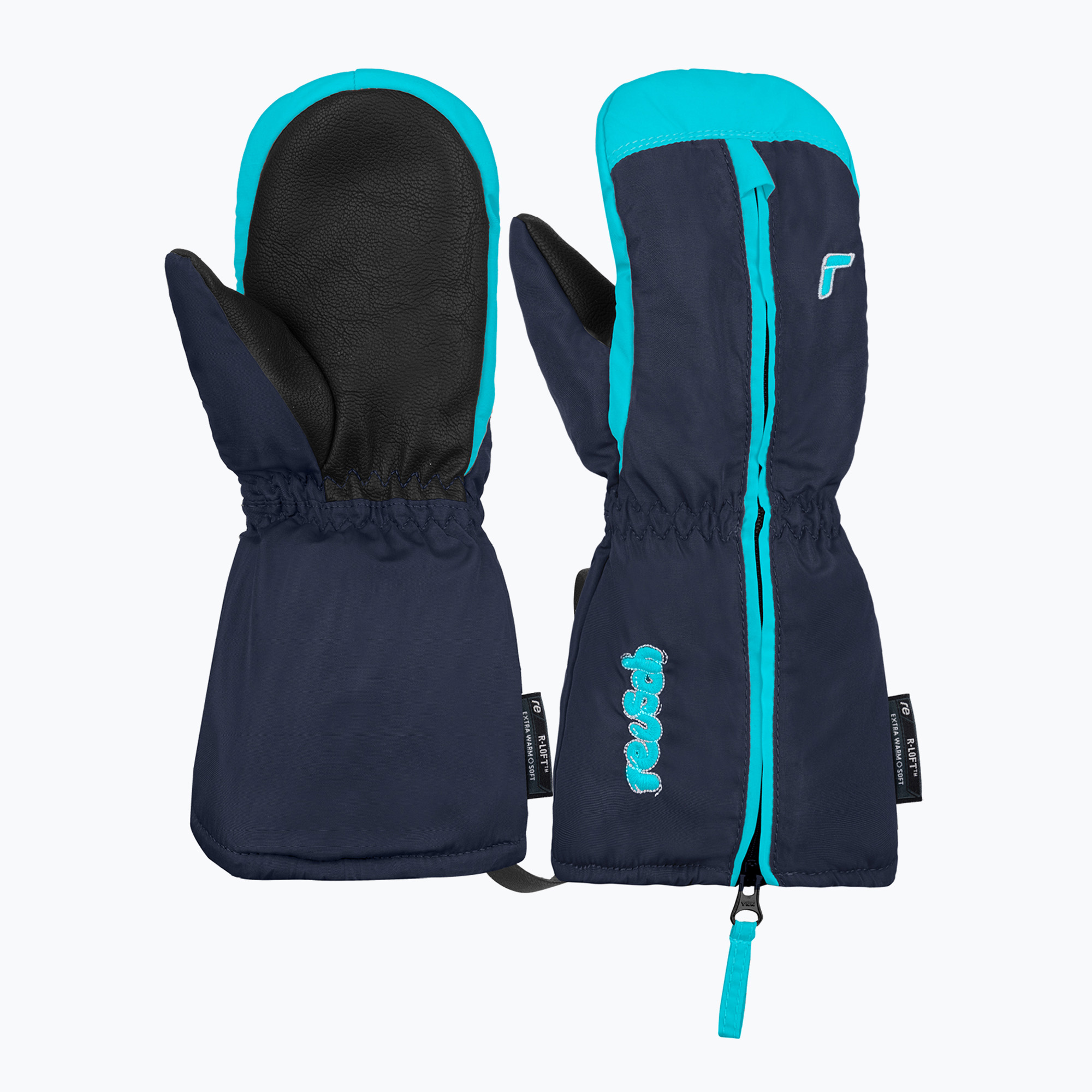 Детски скиорски ръкавици Reusch Tom Mitten dress blue/bachelor butt