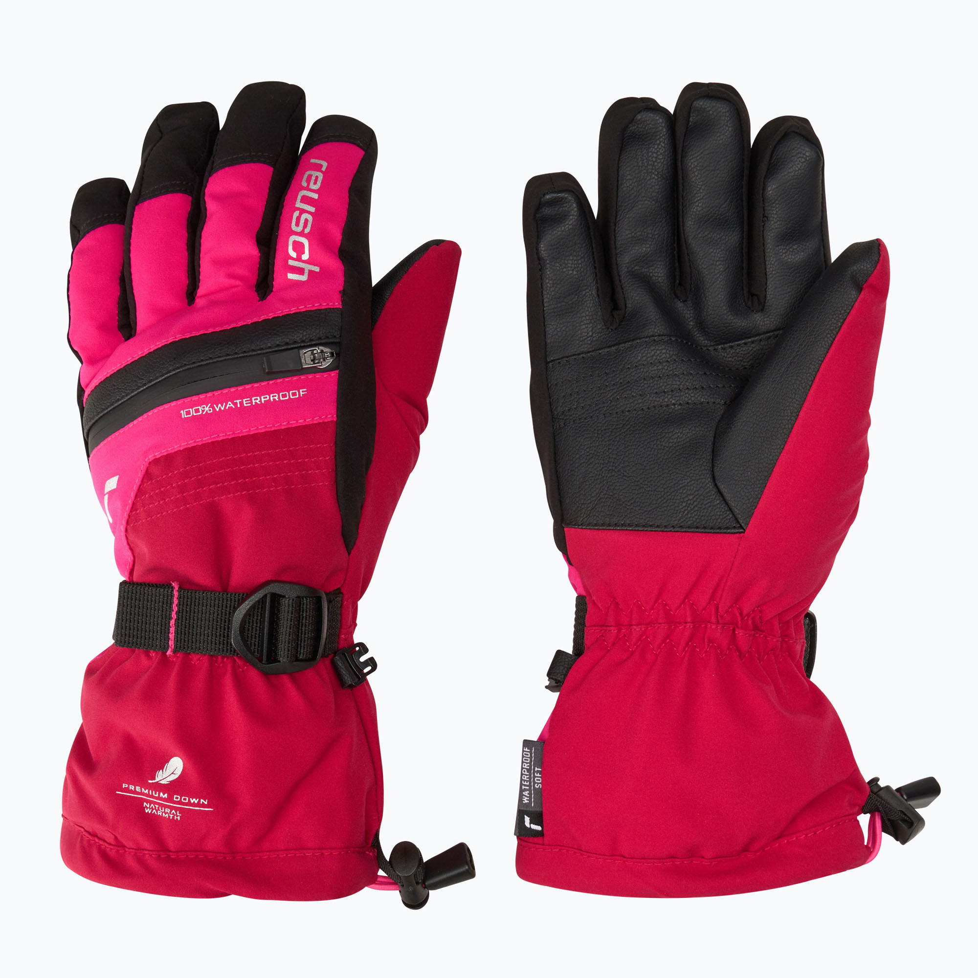 Guanto da sci per bambini Reusch Lando R-TEX XT cerise/pink glo (5) (Lando R-TEX XT 6161243-3347)
