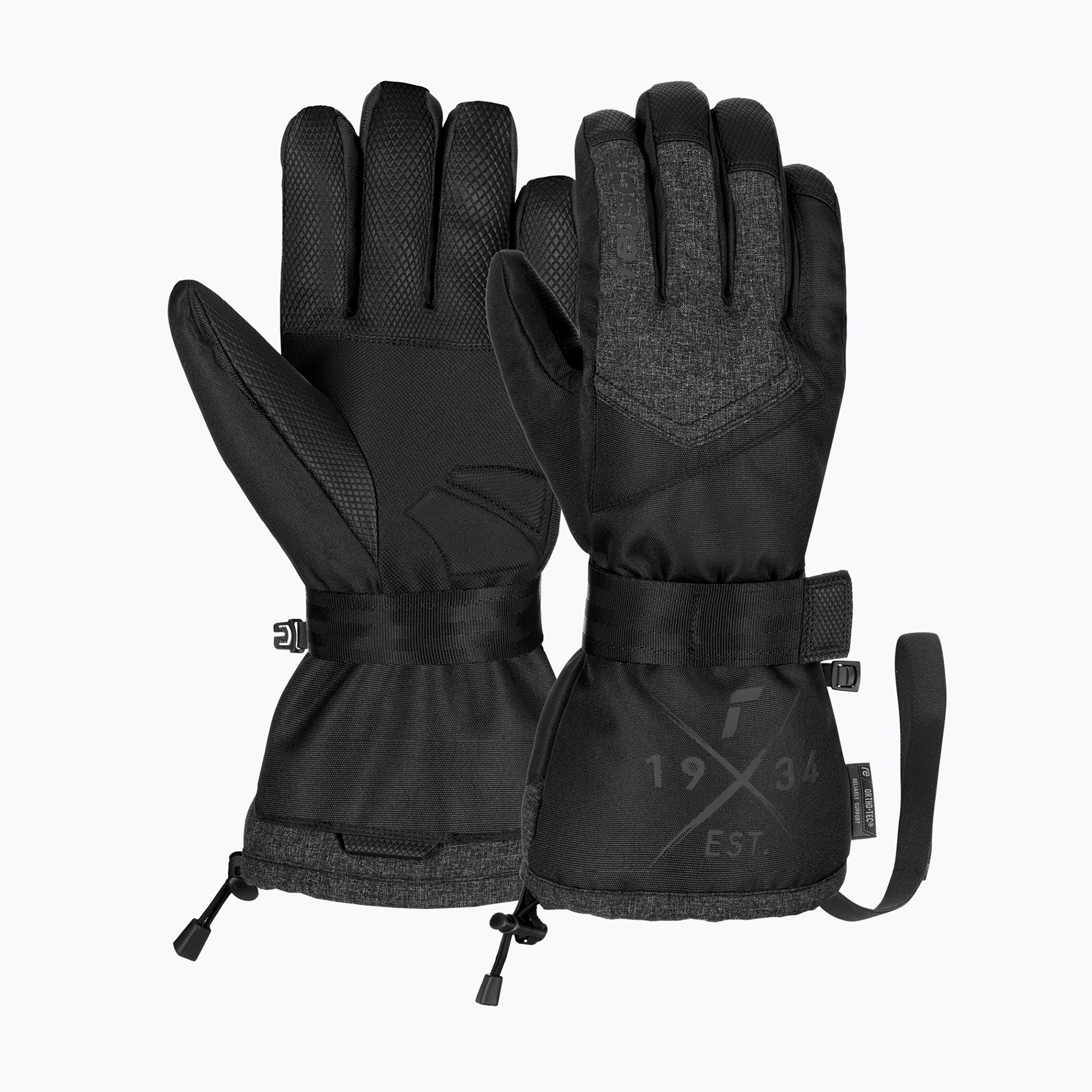 Скиорски ръкавици Reusch Baseplate R-Tex XT black/black melange
