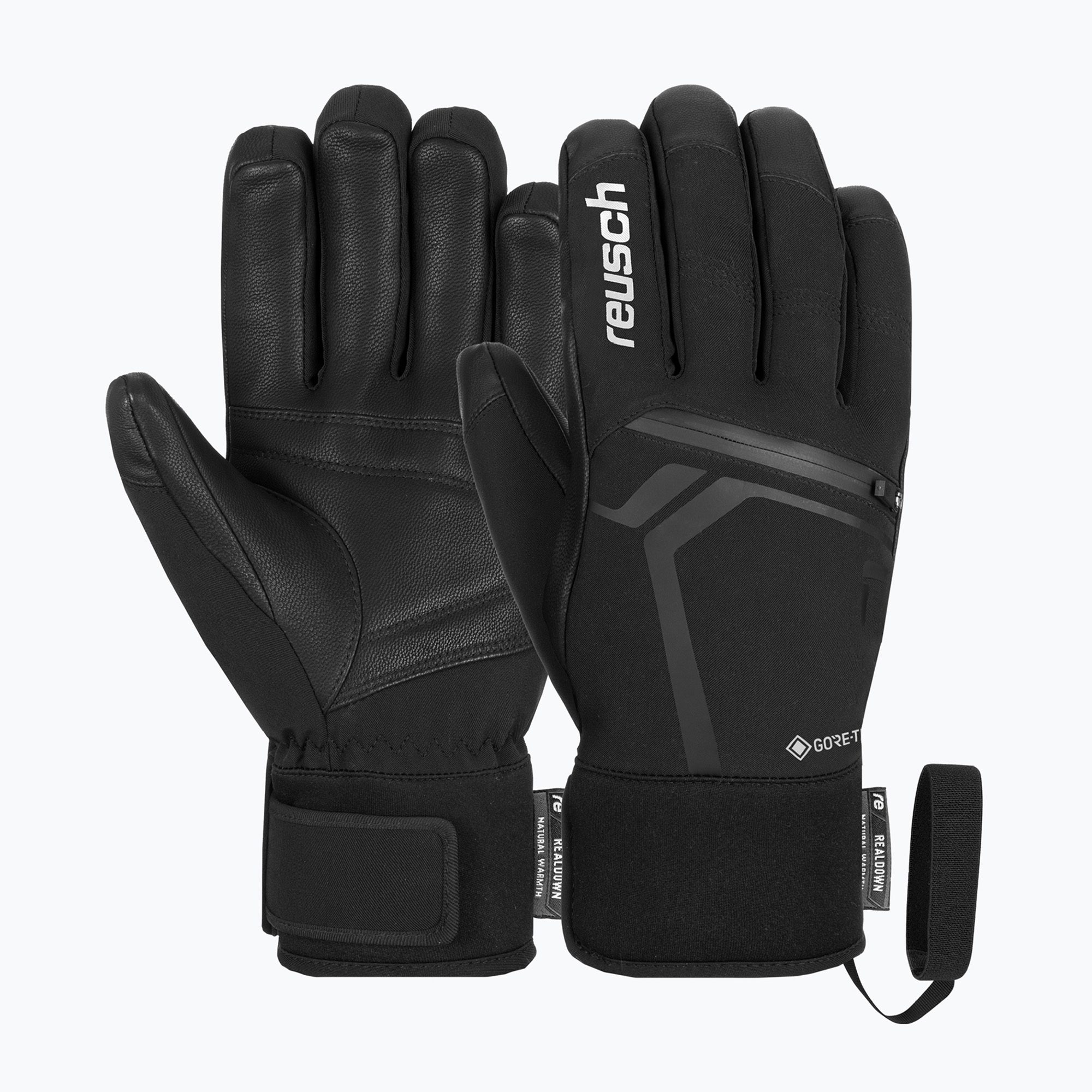 Скиорски ръкавици Reusch Down Spirit GORE-TEX SC black/silver