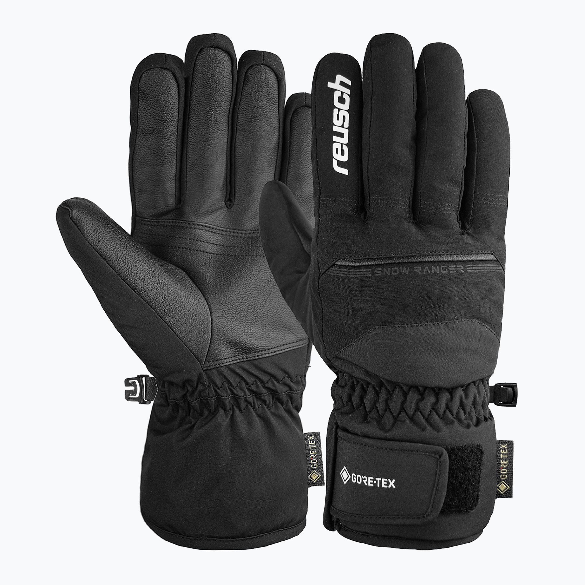 Lyžiarske rukavice Reusch Pro Rc black/camel