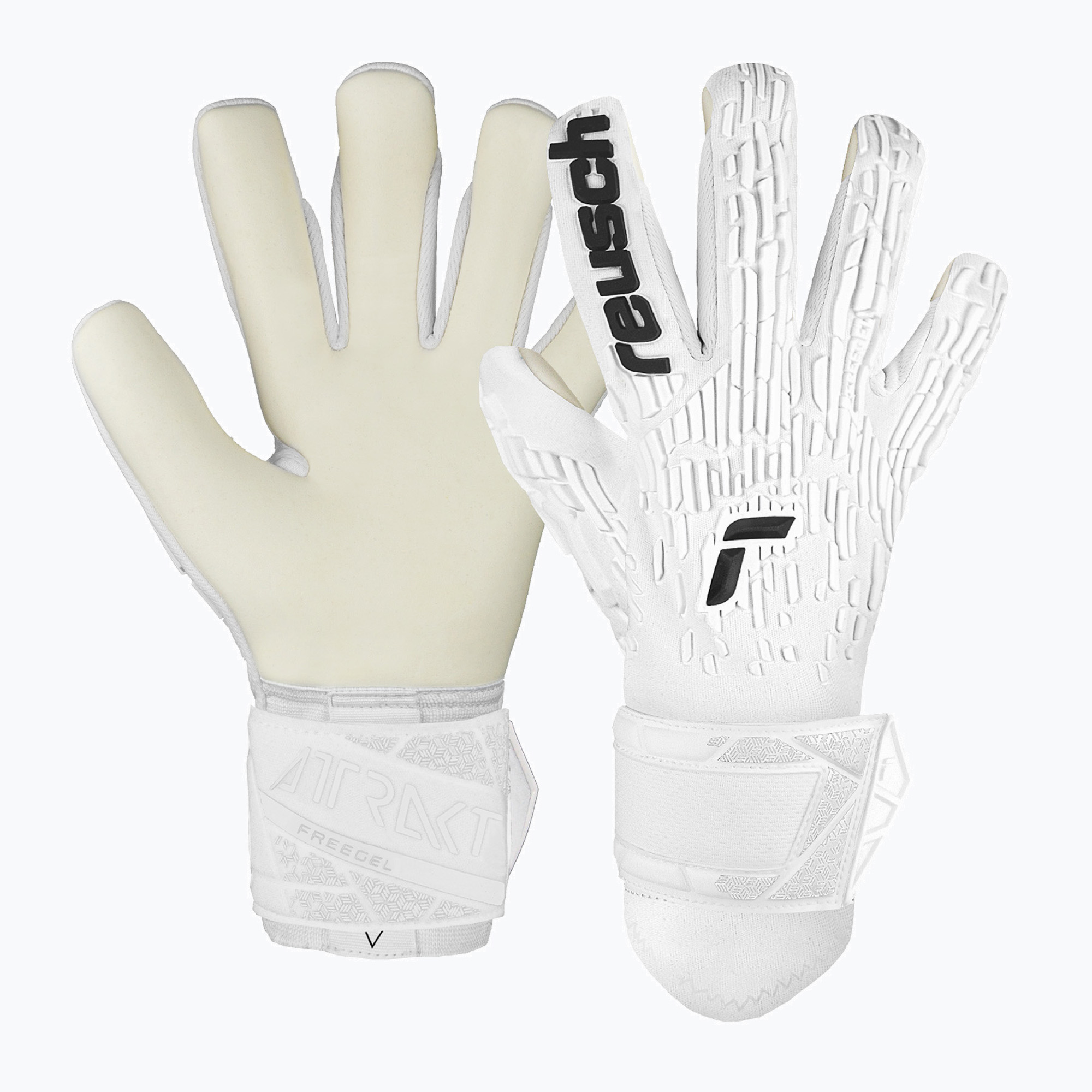 Rękawice bramkarskie Reusch Attrakt Freegel Gold white 