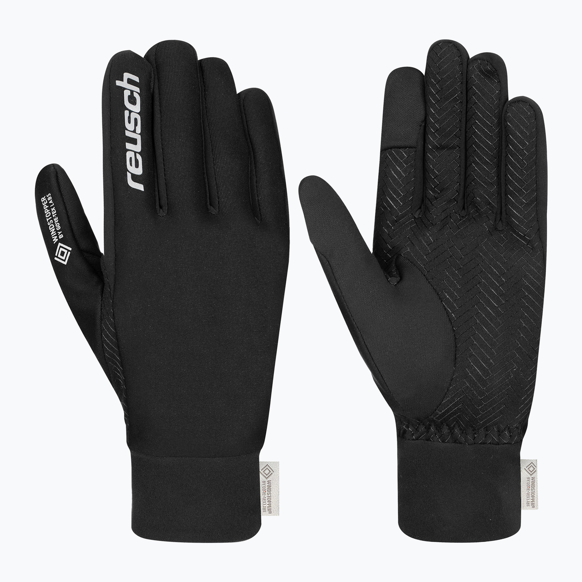 Мъжки ръкавици Reusch Karayel Windstopper Touch-Tec black/silver