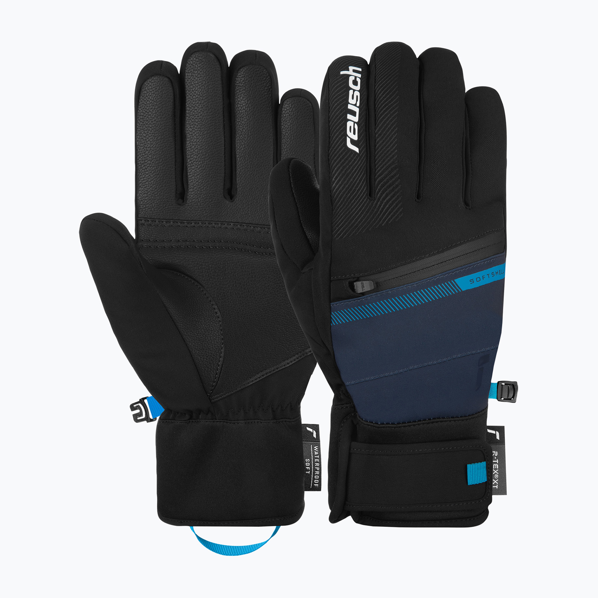 Скиорски ръкавици Reusch Steve R-Tex XT black/dress blue