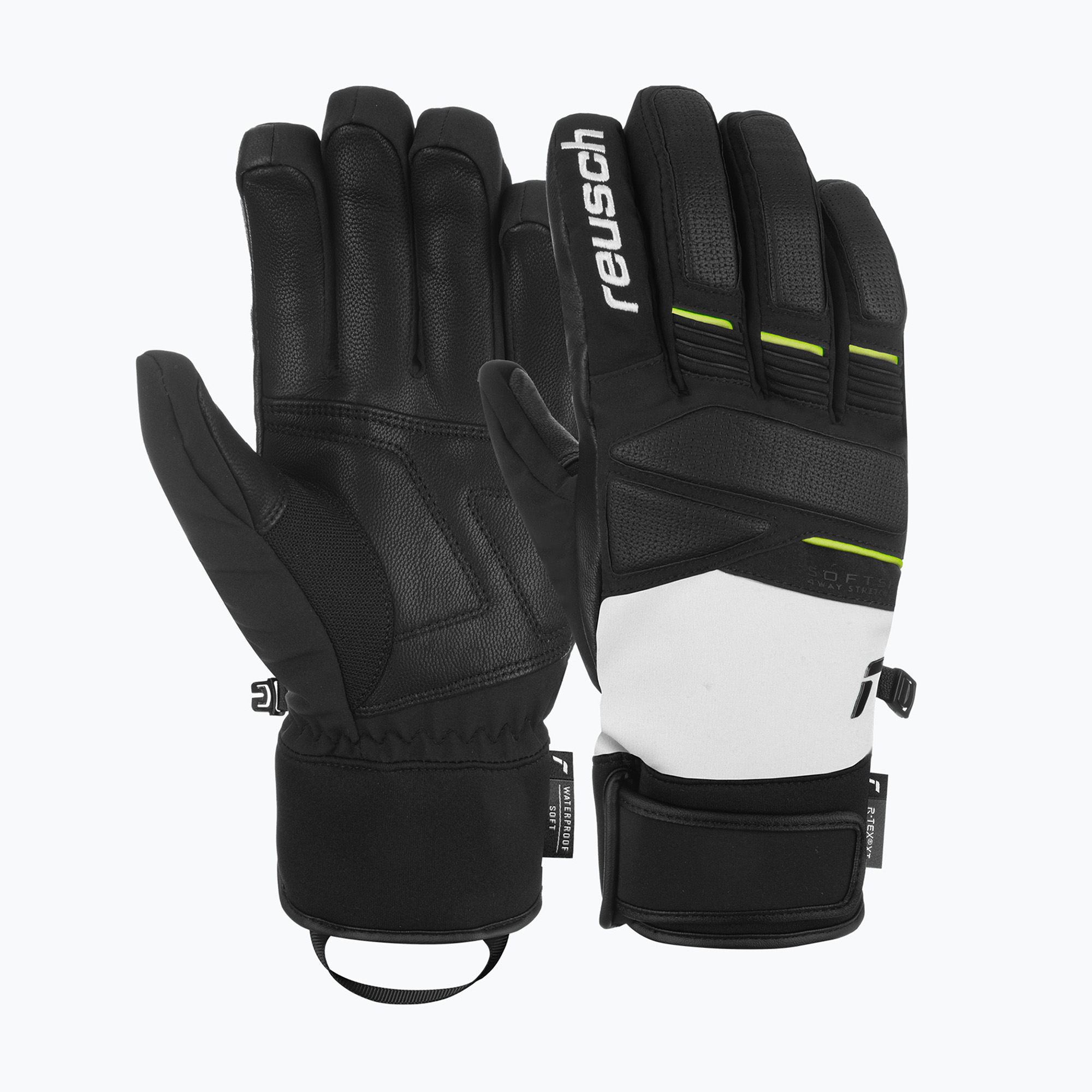 Скиорски ръкавици Reusch Thunder R-Tex XT blacier grey/black/safety yellow