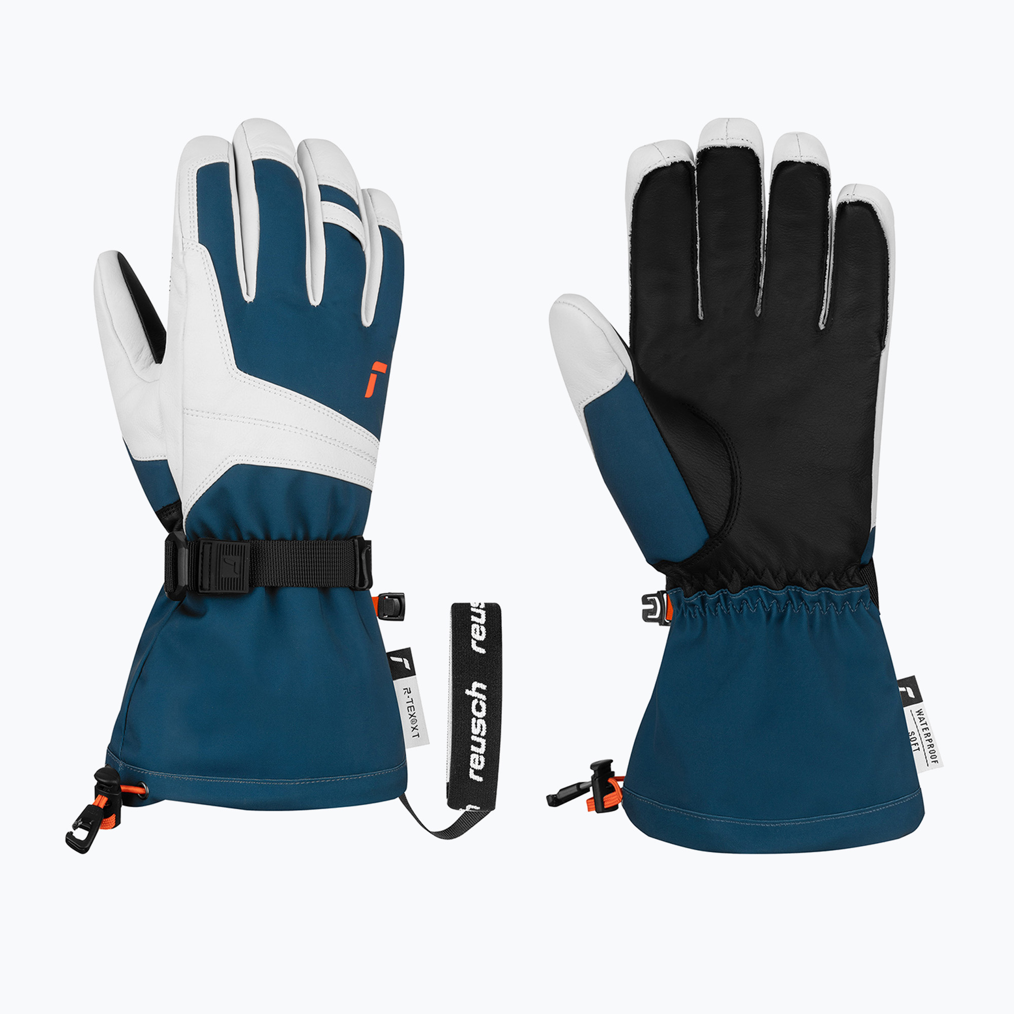 Скиорски ръкавици Reusch Experience R-Tex XT LC dark denim/white
