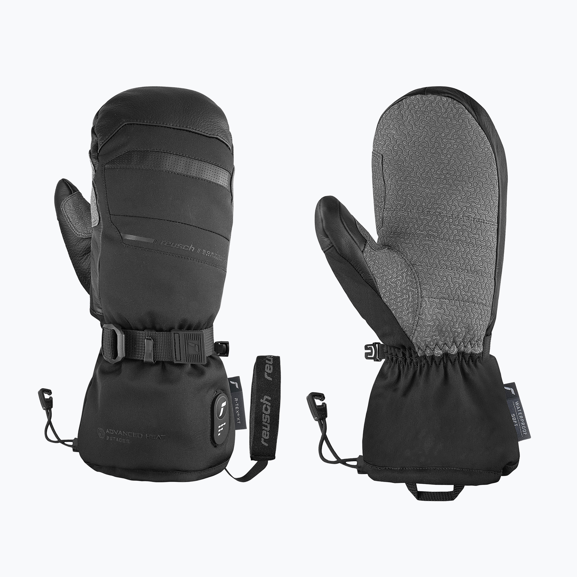 Мъжки скиорски ръкавици Reusch Advanced Heat R-Tex XT Mitten black