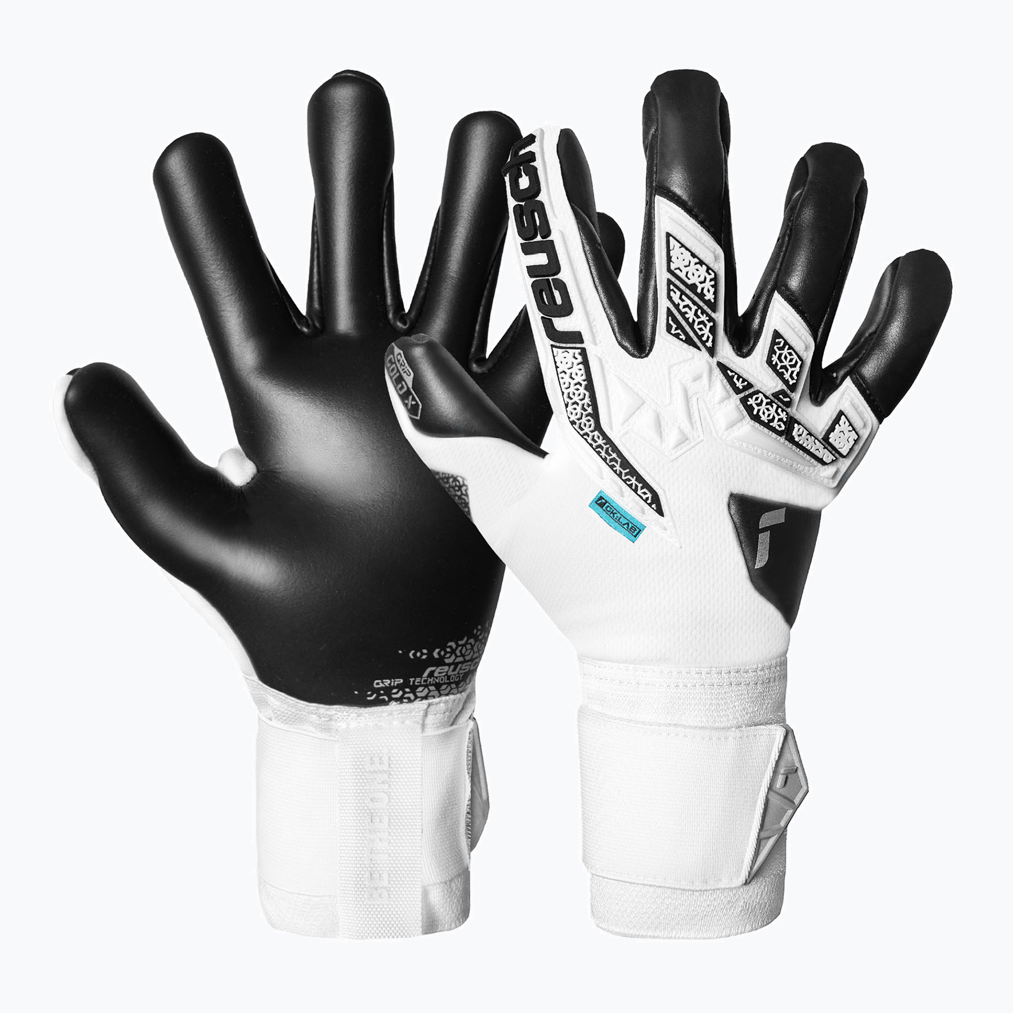 Rękawice bramkarskie Reusch Attrakt Freegel Gold X white/silver/black 