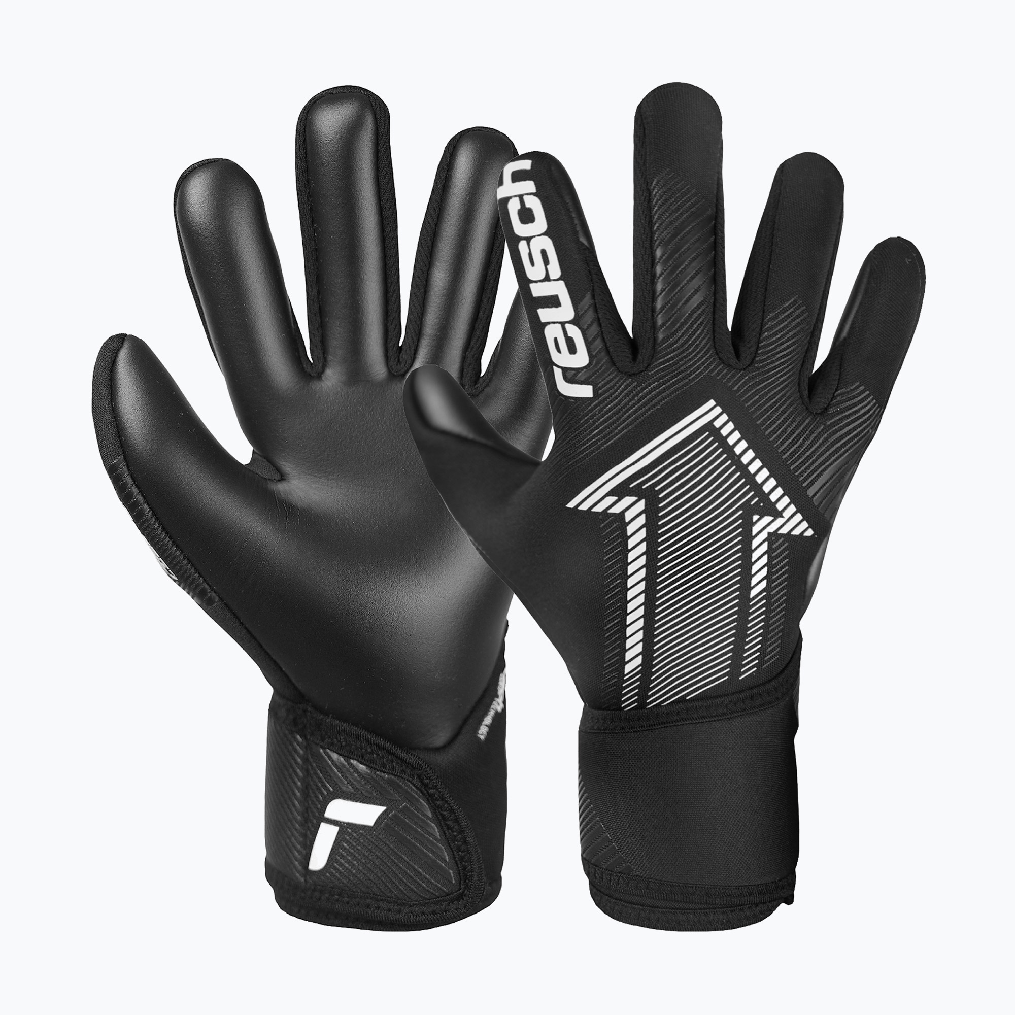 Rękawice bramkarskie dziecięce Reusch Fastgrip Infinity Junior black 