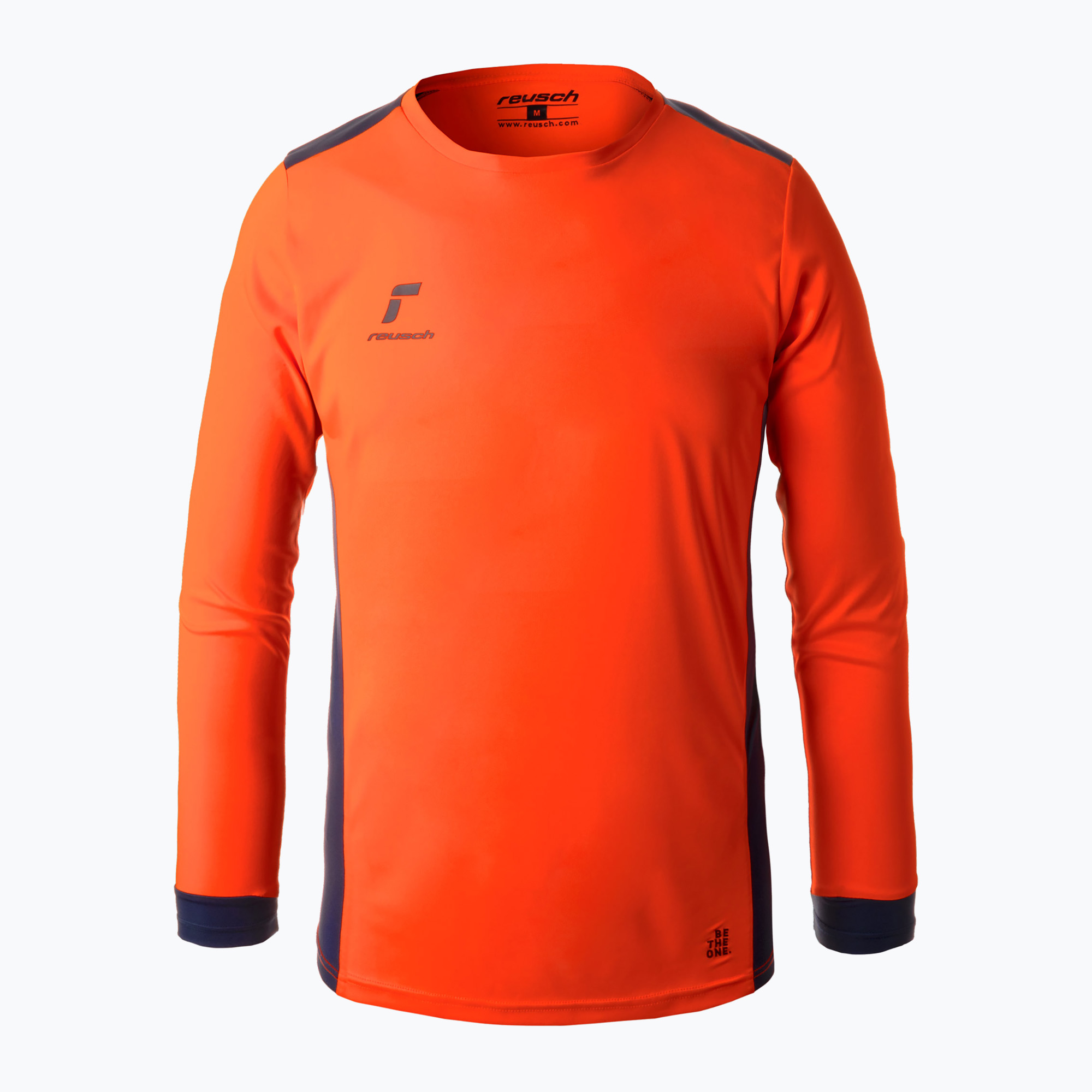 Detský brankársky dres Reusch Match Goalkeeper Longsleeve Padded Junior shocking orange/blue (Match Longsleeve Padded Junior 5521700-2290)