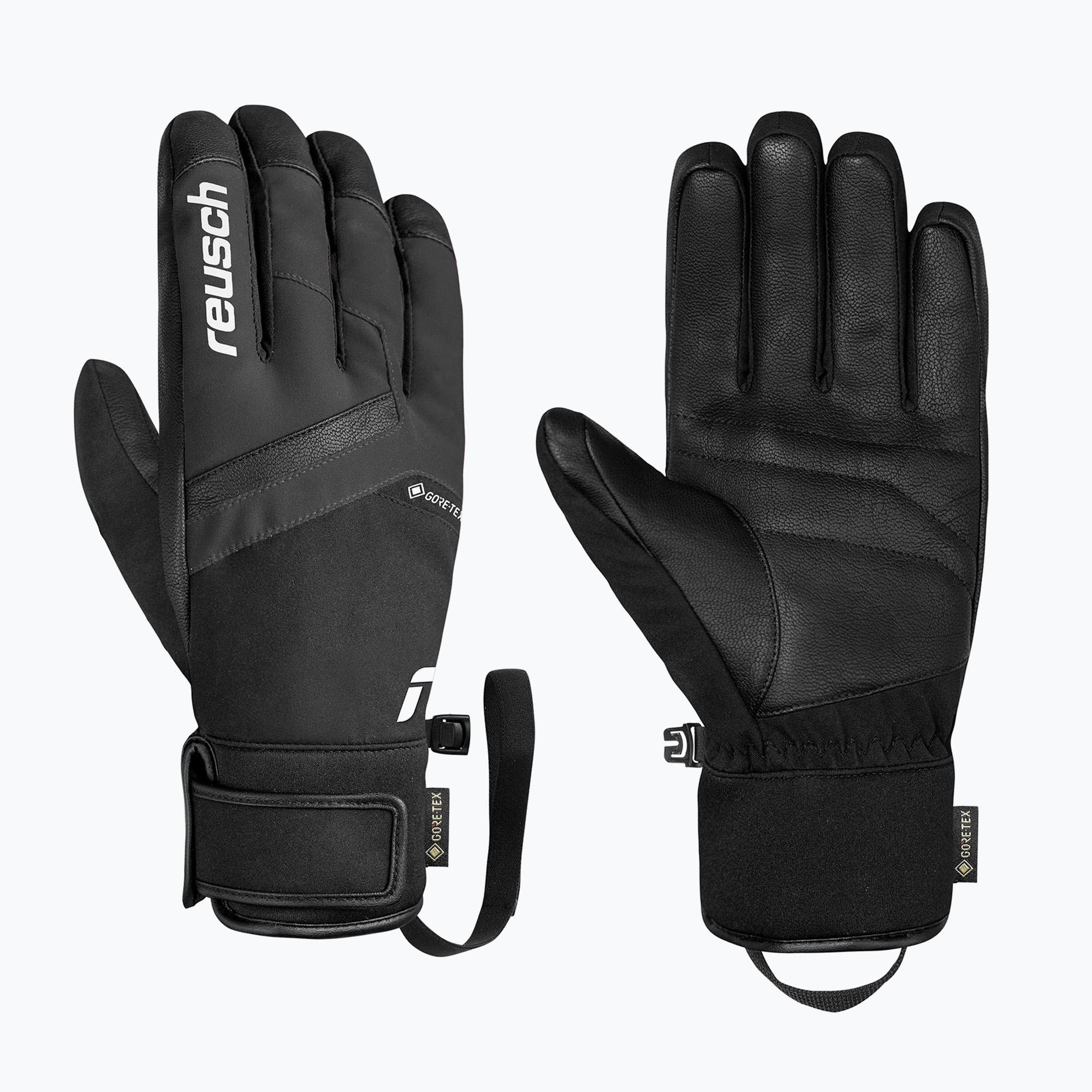 Мъжки скиорски ръкавици Reusch Booster Gore-Tex black/white