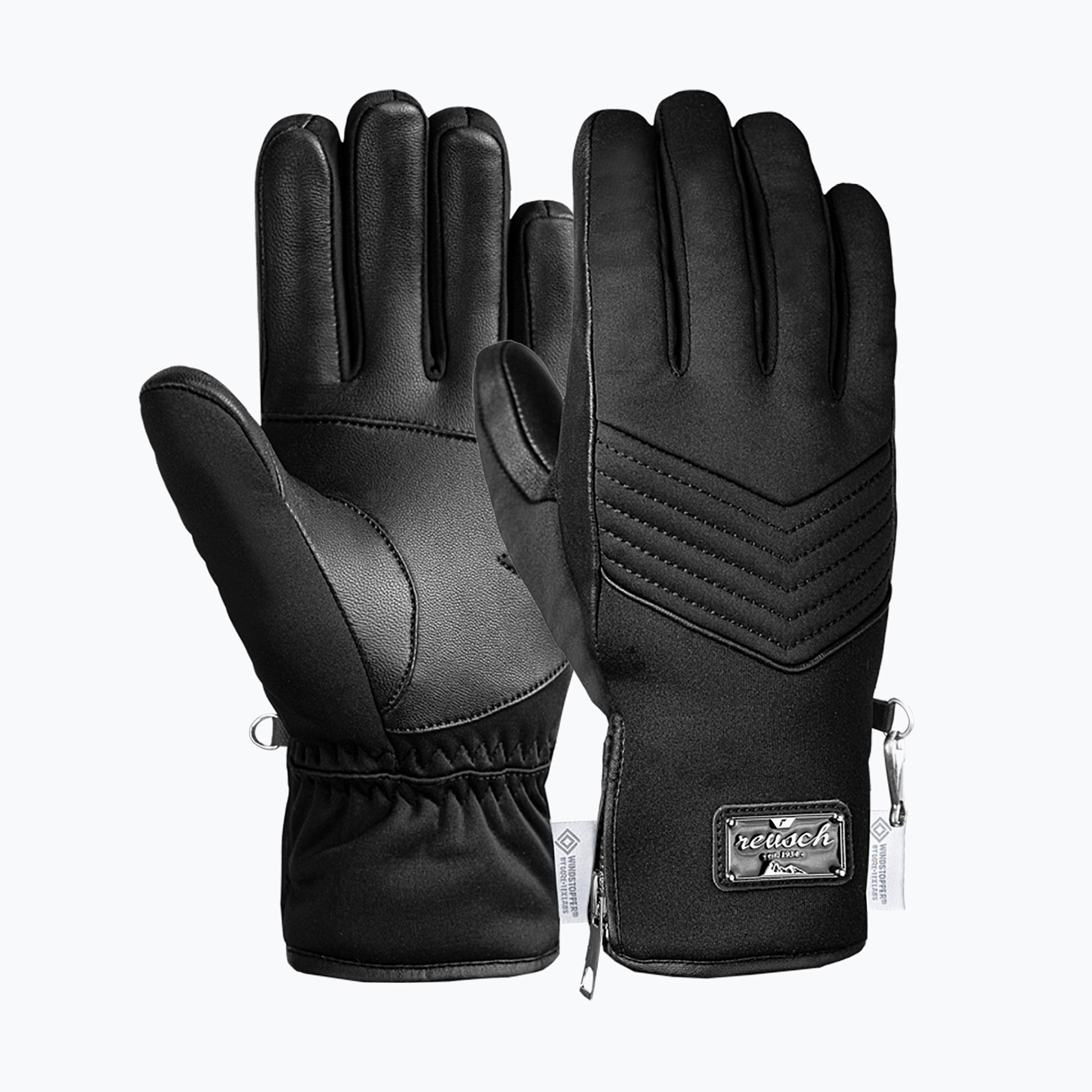 Дамски скиорски ръкавици Reusch Daisy Windstopper black