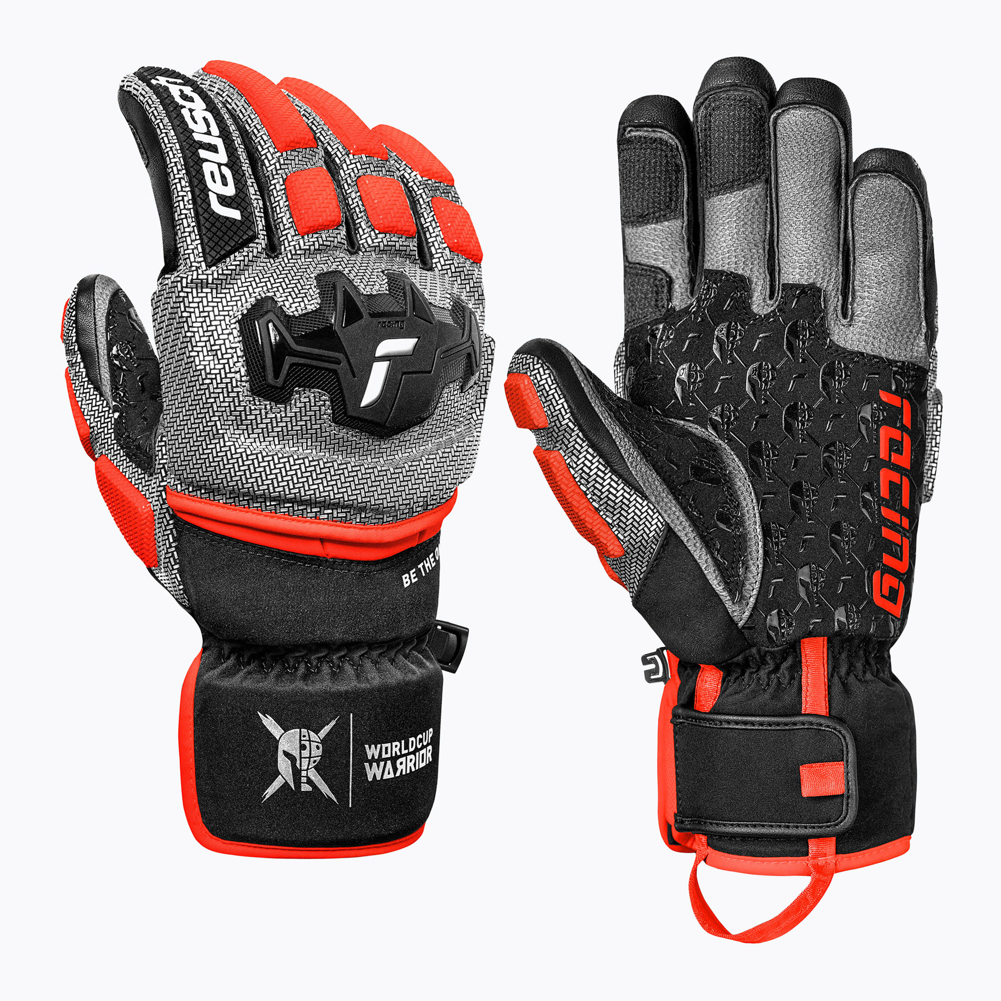 Pánske lyžiarske rukavice Reusch Worldcup Warrior DG white/glacier