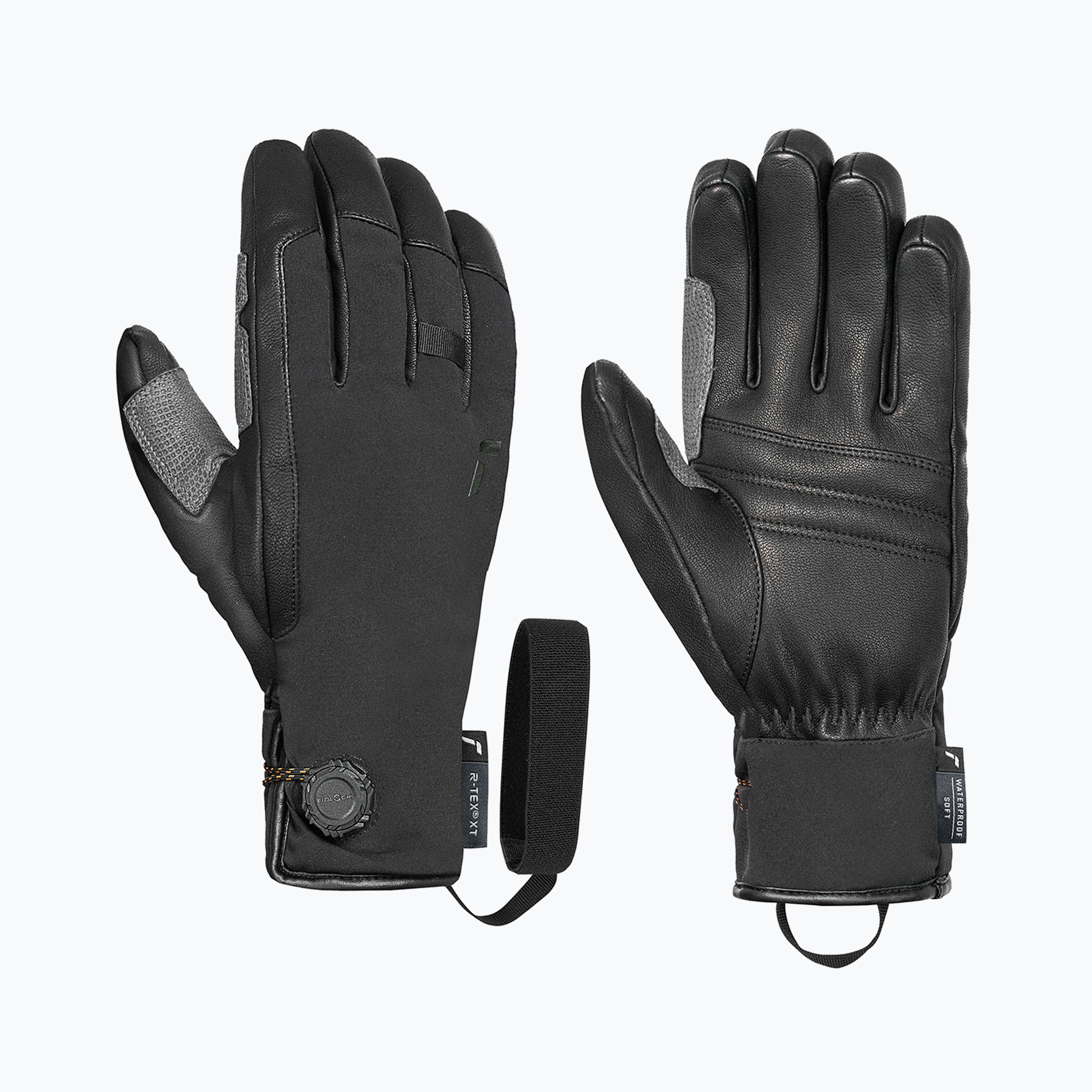 Мъжки скиорски ръкавици Reusch Explorer Fidlock R-Tex XT black