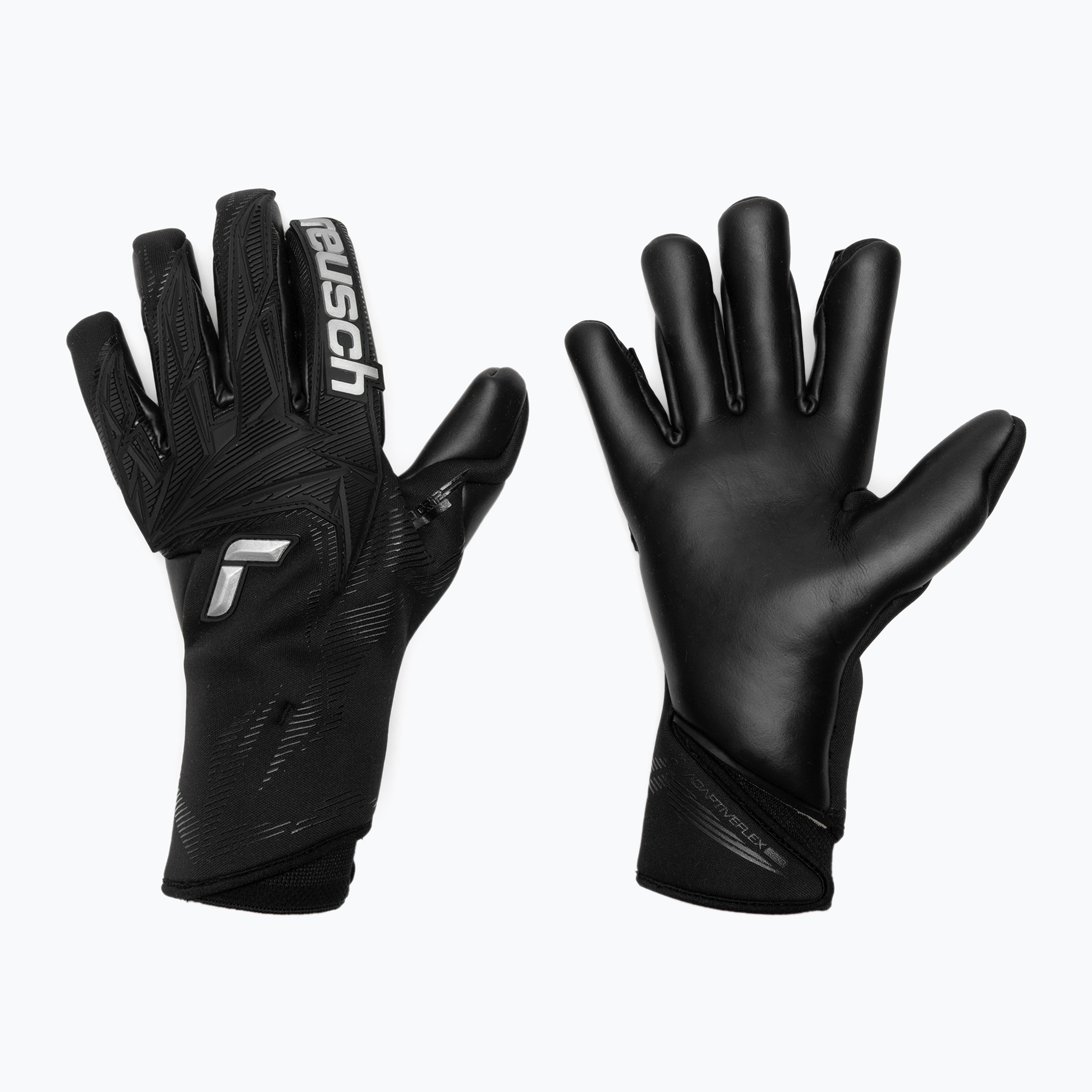 Вратарски ръкавици Reusch Attrakt Duo Strapless black/silver/black