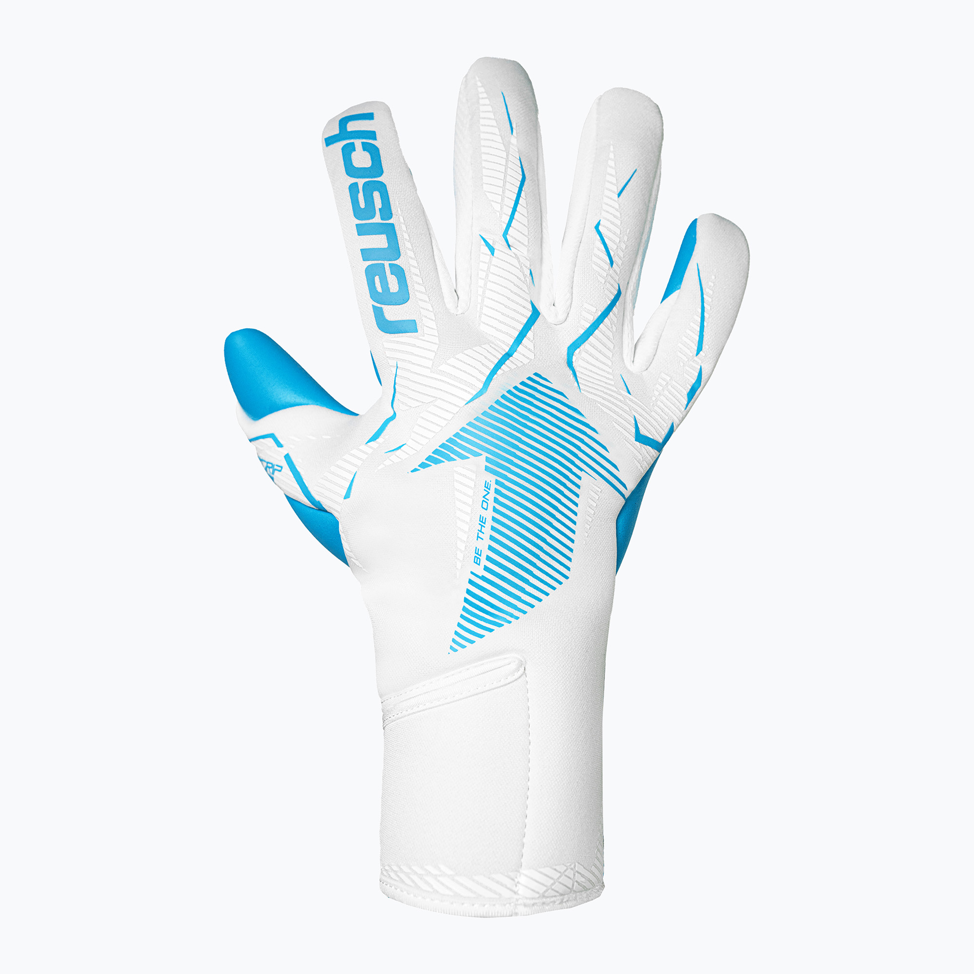 Вратарски ръкавици Reusch Fastgrip Aqua white/aqua blue