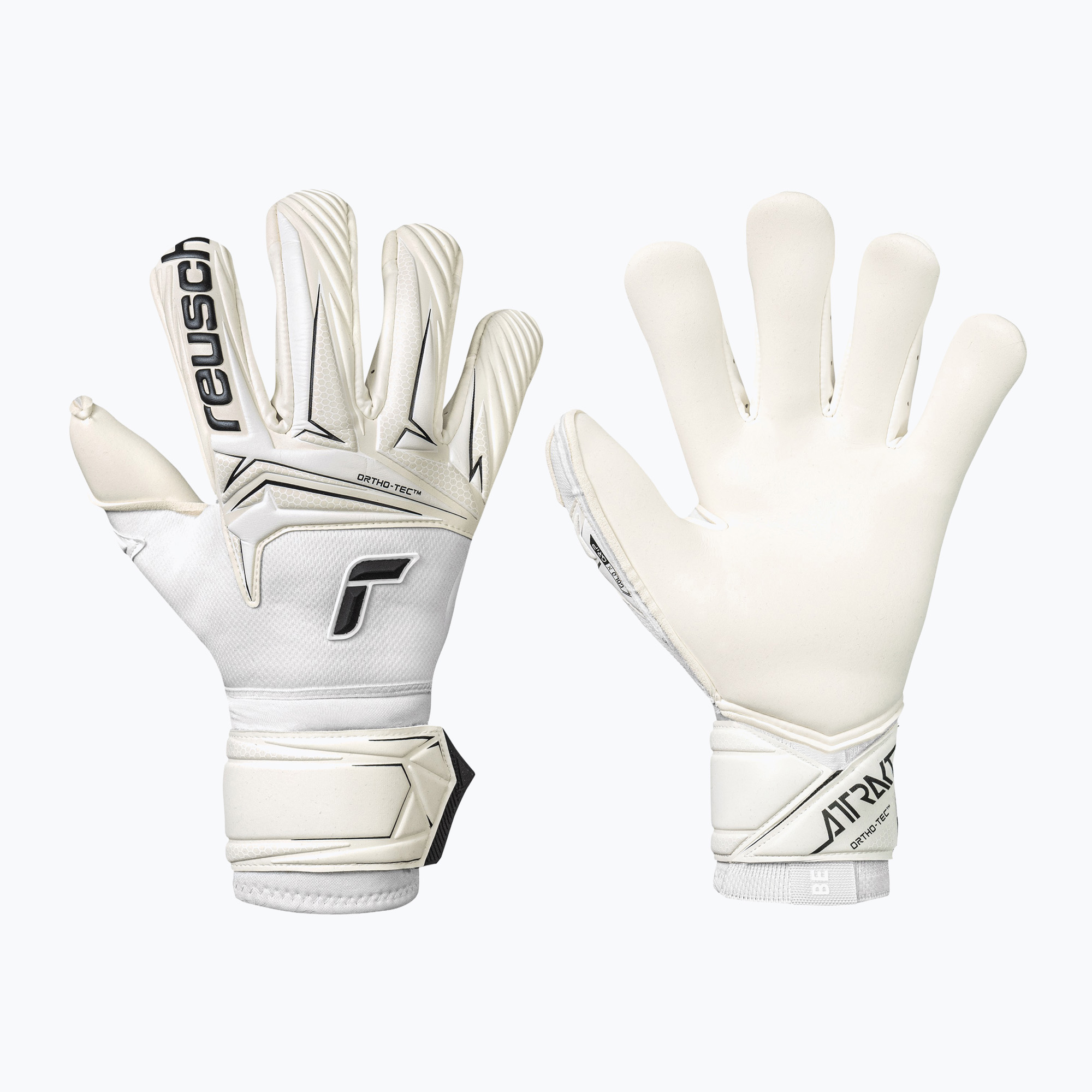 Rękawice bramkarskie Reusch Attrakt Gold X Ortho-Tec white 