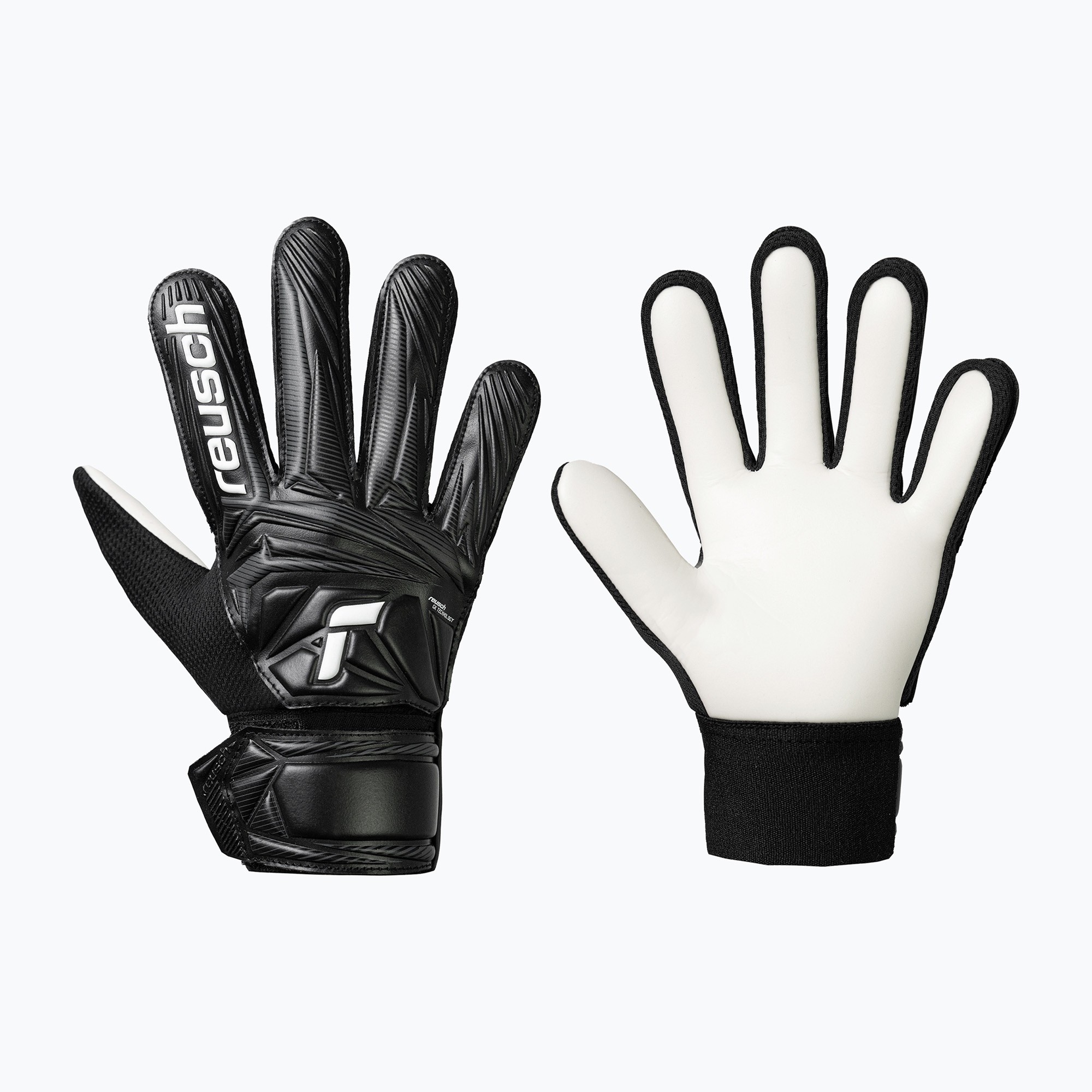 Детски вратарски ръкавици Reusch Attrakt Starter Solid Junior 5672514 black