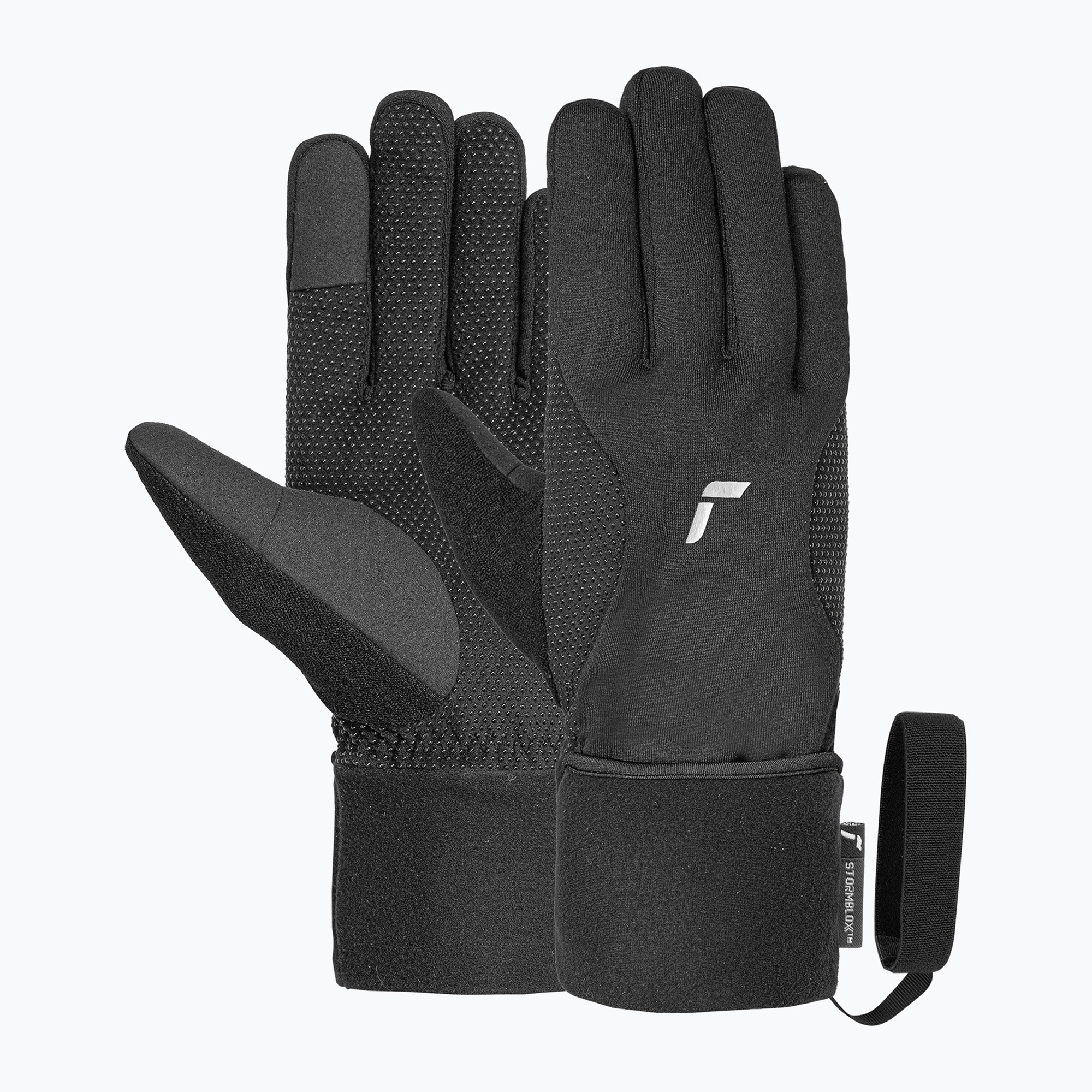 Скиорски ръкавици Reusch Fabio Stormbloxx Touch-Tec black/silver
