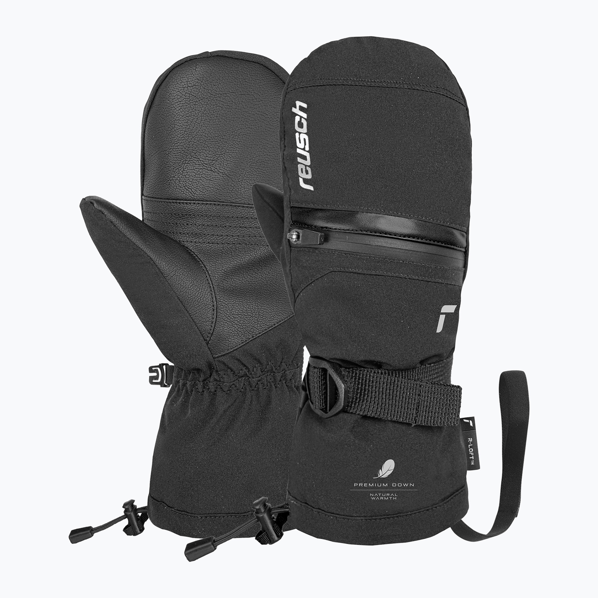 Детски скиорски ръкавици Reusch Lan R-Tex XT Mitten black/silver