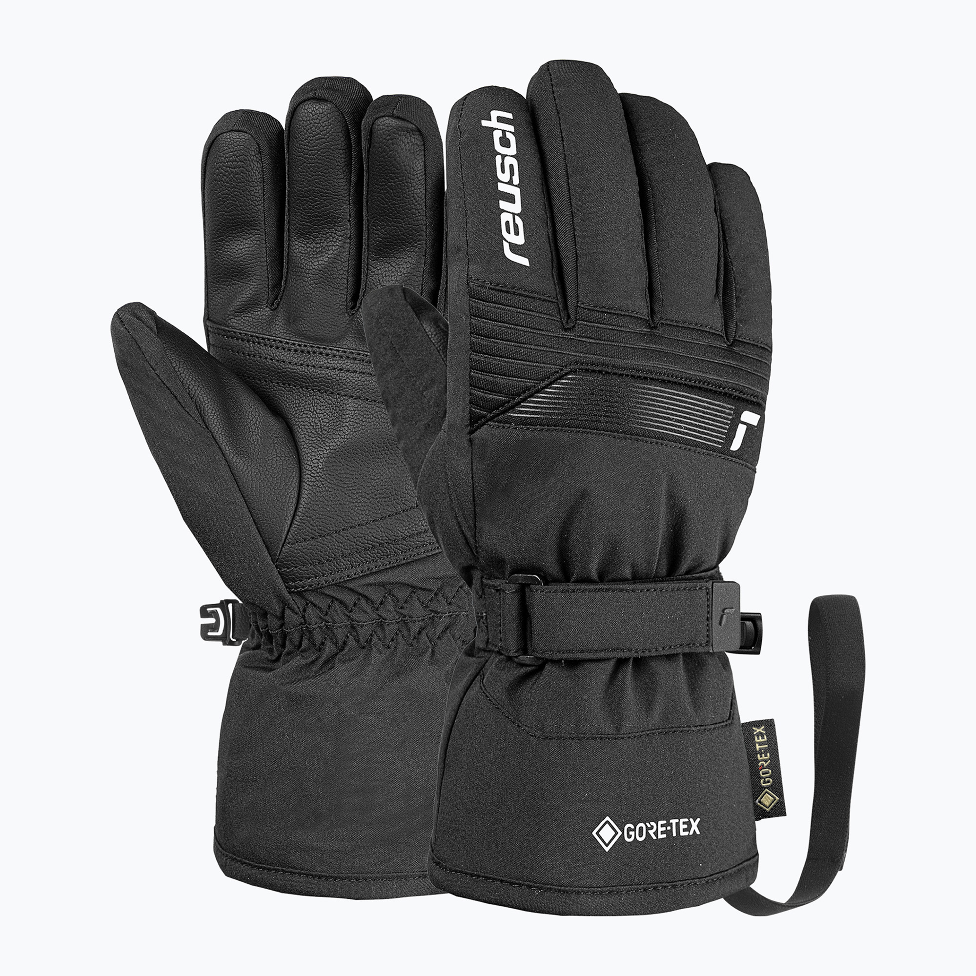 Детски скиорски ръкавици Reusch Rocket GORE-TEX black/white