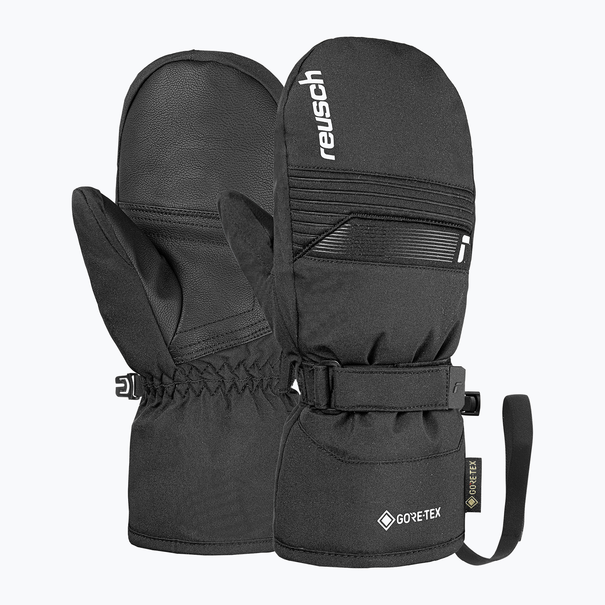 Детски скиорски ръкавици Reusch Rocket GORE-TEX black/white