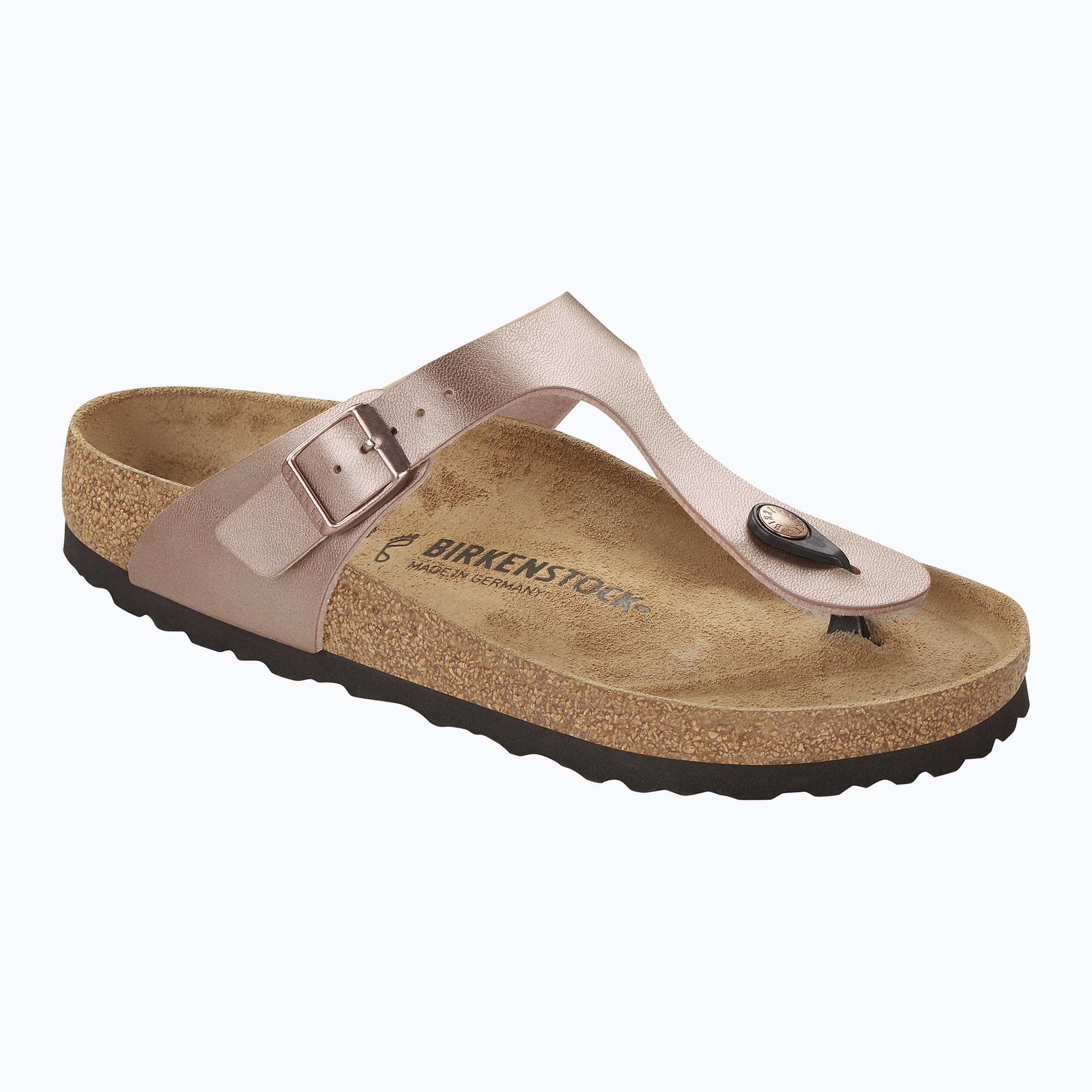 Klapki damskie BIRKENSTOCK Gizeh Birko-Flor copper 